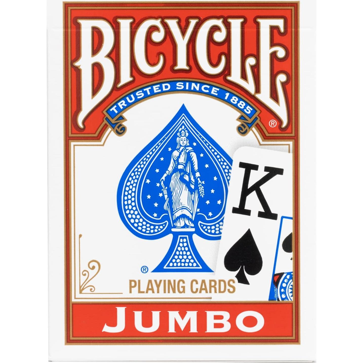 Cartas de Juego Jumbo Bicicleta 1 Paquete Azul