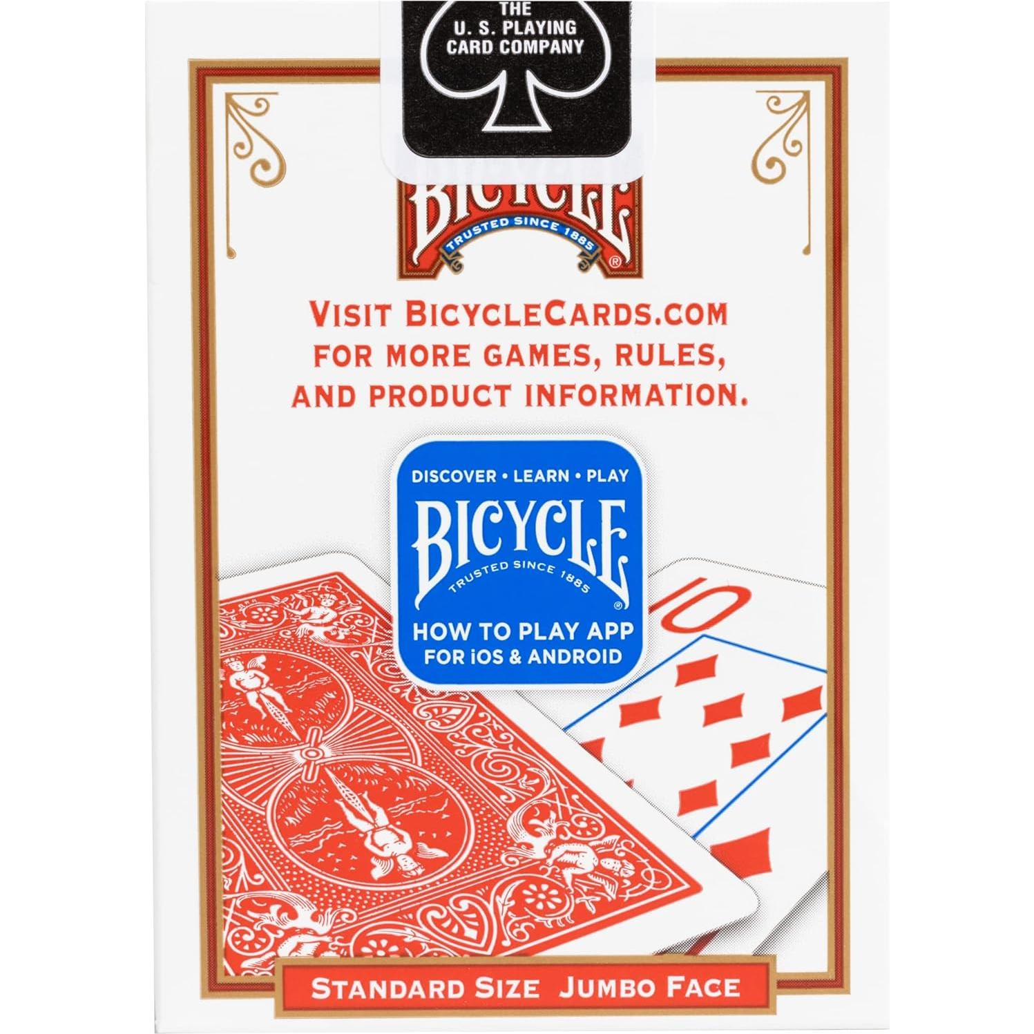 Cartas de Juego Jumbo Bicicleta 1 Paquete Azul