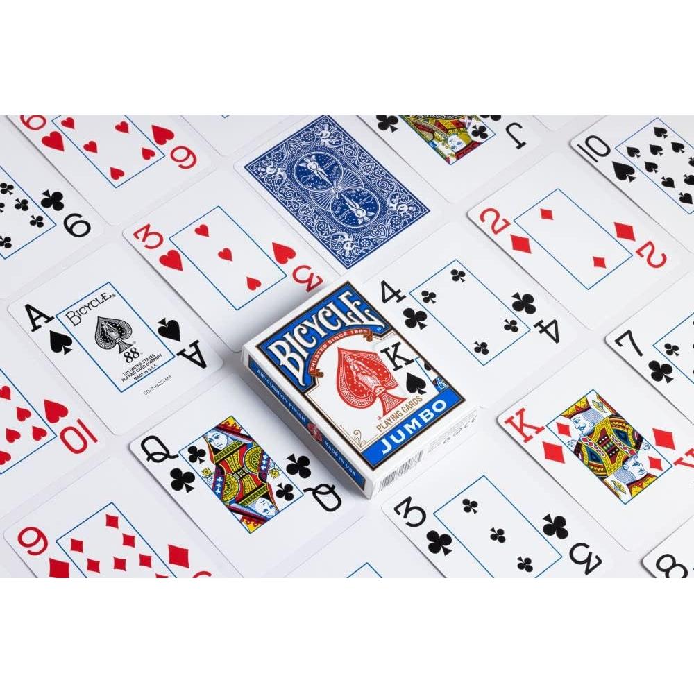 Cartas de Juego Jumbo Bicicleta 1 Paquete Azul