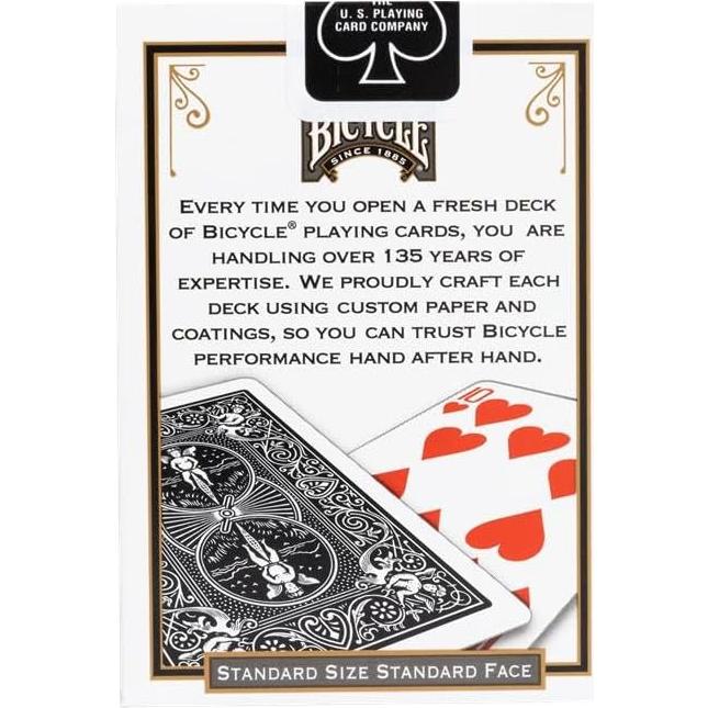 Bicicleta Baraja Negra - Cartas de Juego Estándar 100% Reciclables