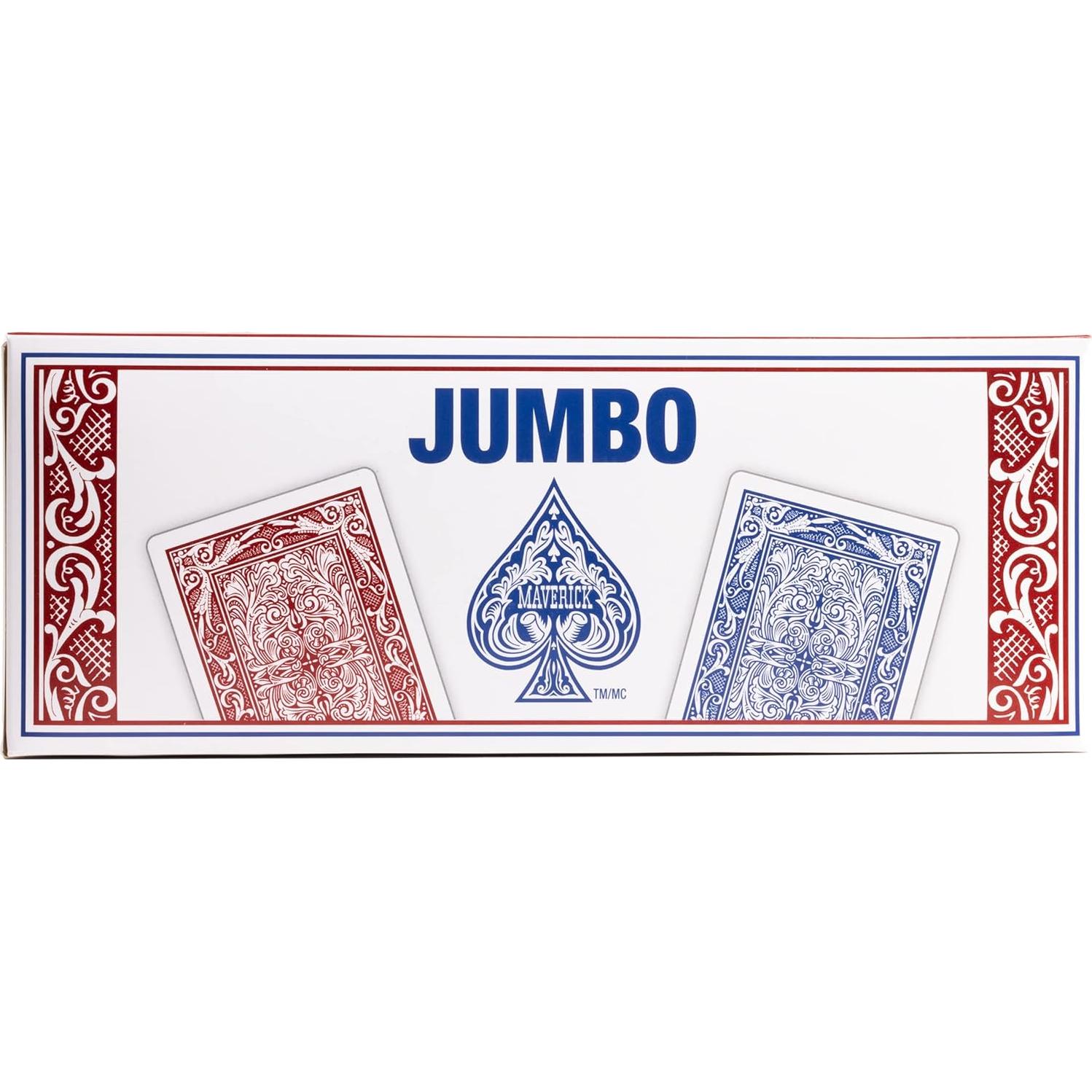 Cartas de Juego Jumbo Maverick 12 Paquetes 1.24 kg