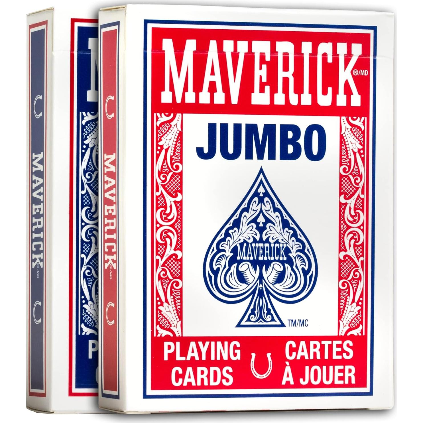 Cartas de Juego Jumbo Maverick 12 Paquetes 1.24 kg
