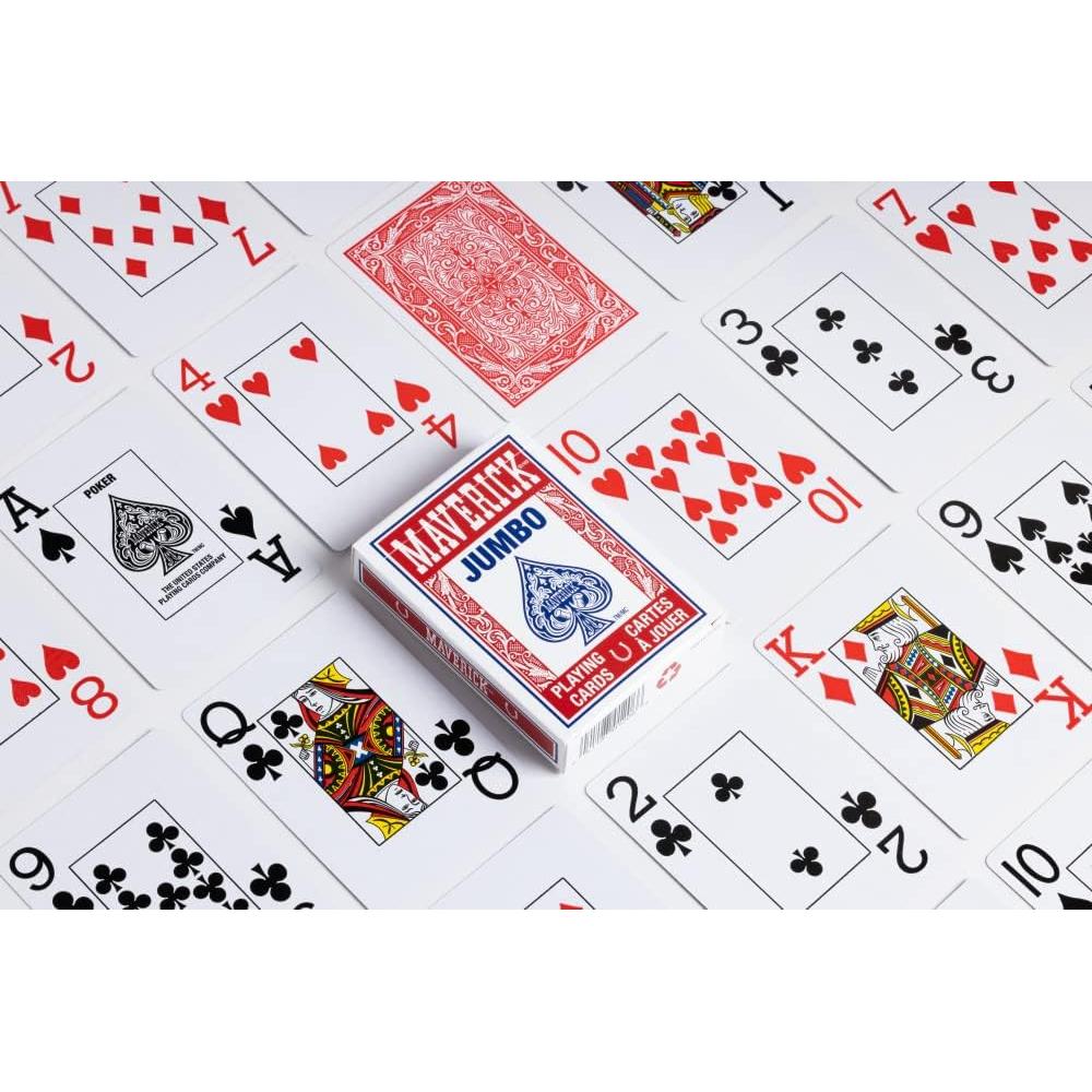 Cartas de Juego Jumbo Maverick 12 Paquetes 1.24 kg