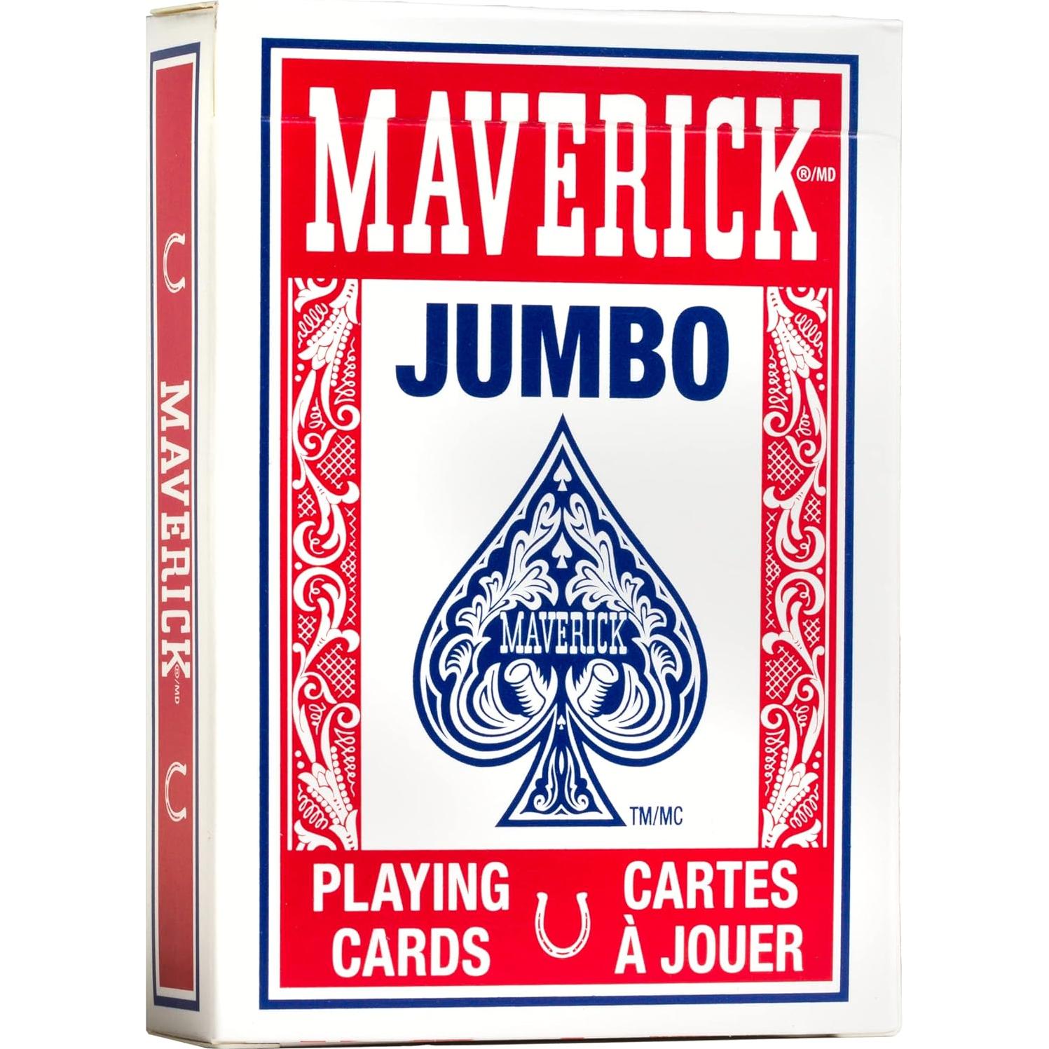 Cartas de Juego Jumbo Maverick 12 Paquetes 1.24 kg