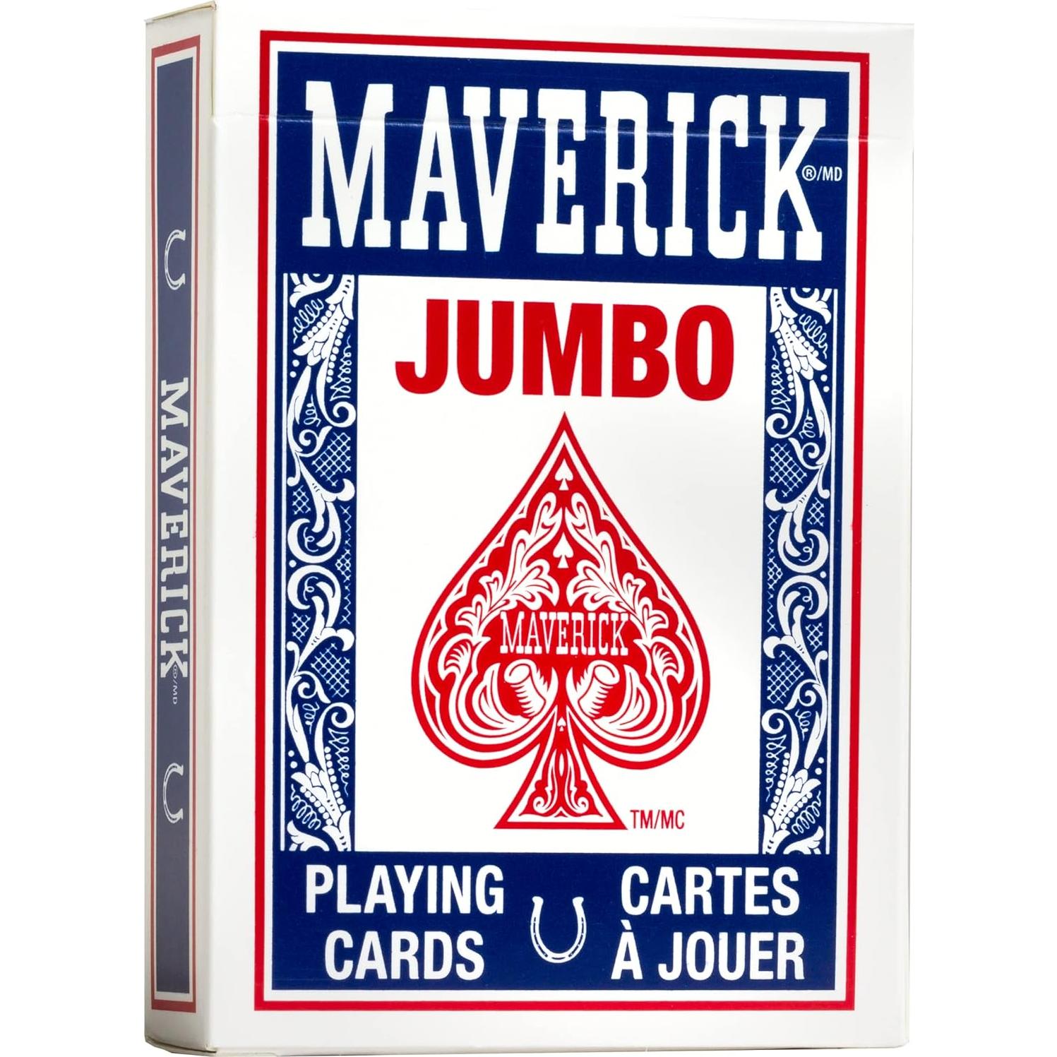 Cartas de Juego Jumbo Maverick 12 Paquetes 1.24 kg