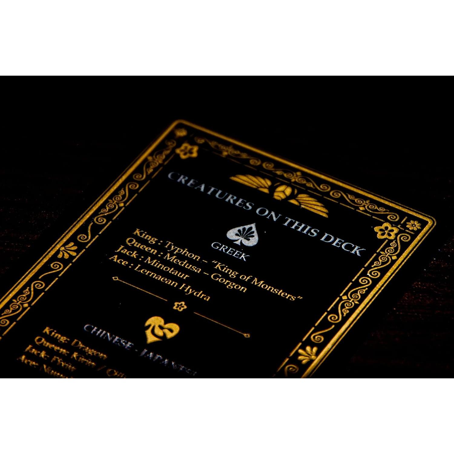 Cartas de Juego Criaturas Míticas GENT SUPPLY CO. PVC Impermeable