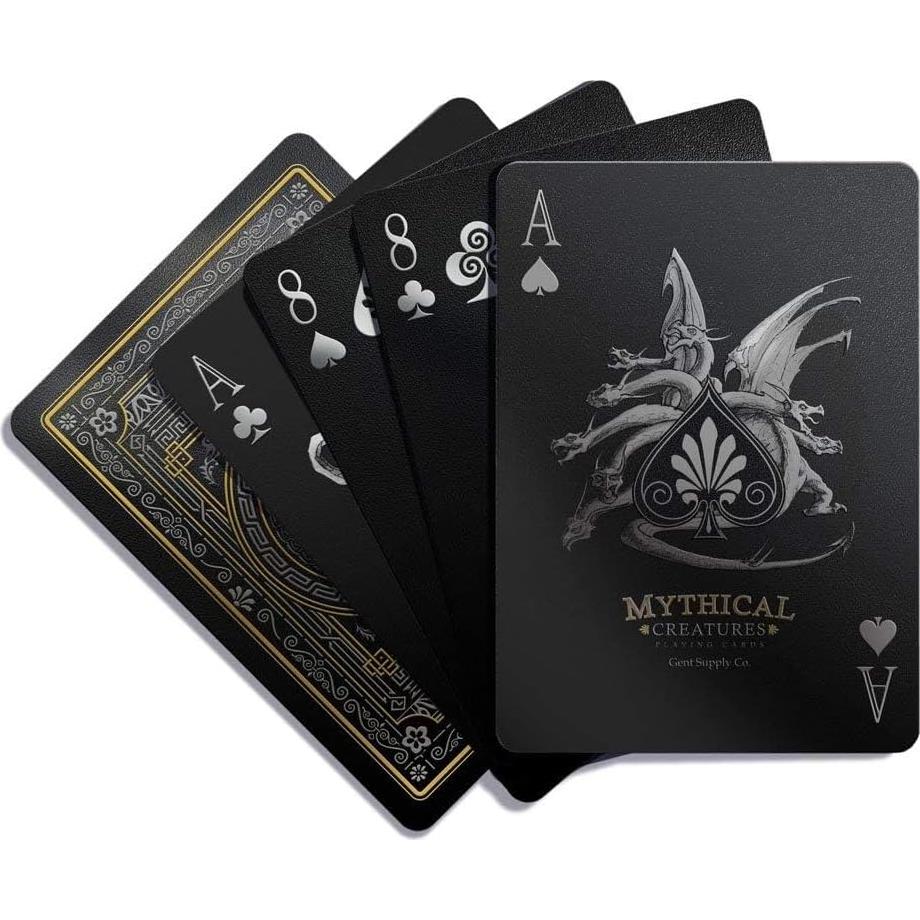 Cartas de Juego Criaturas Míticas GENT SUPPLY CO. PVC Impermeable