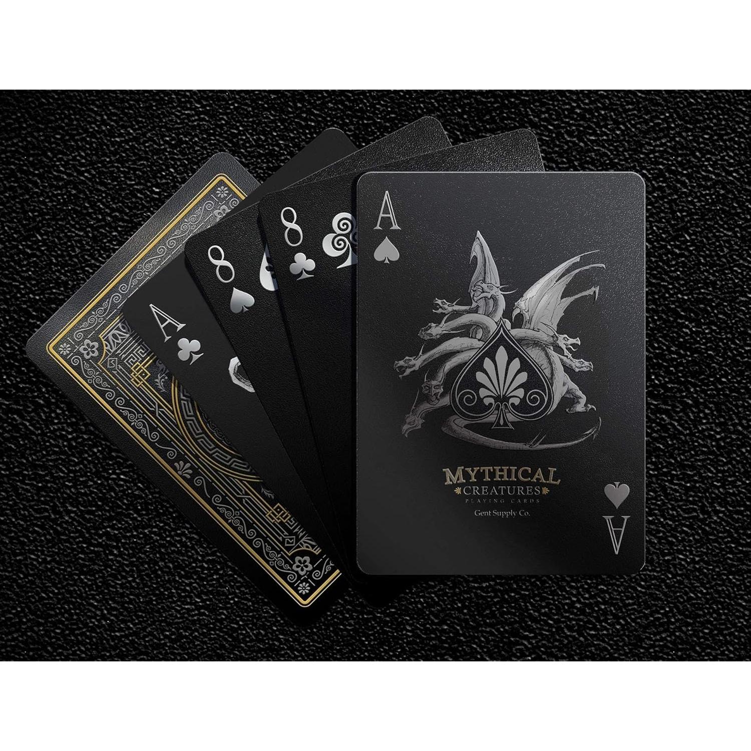 Cartas de Juego Criaturas Míticas GENT SUPPLY CO. PVC Impermeable