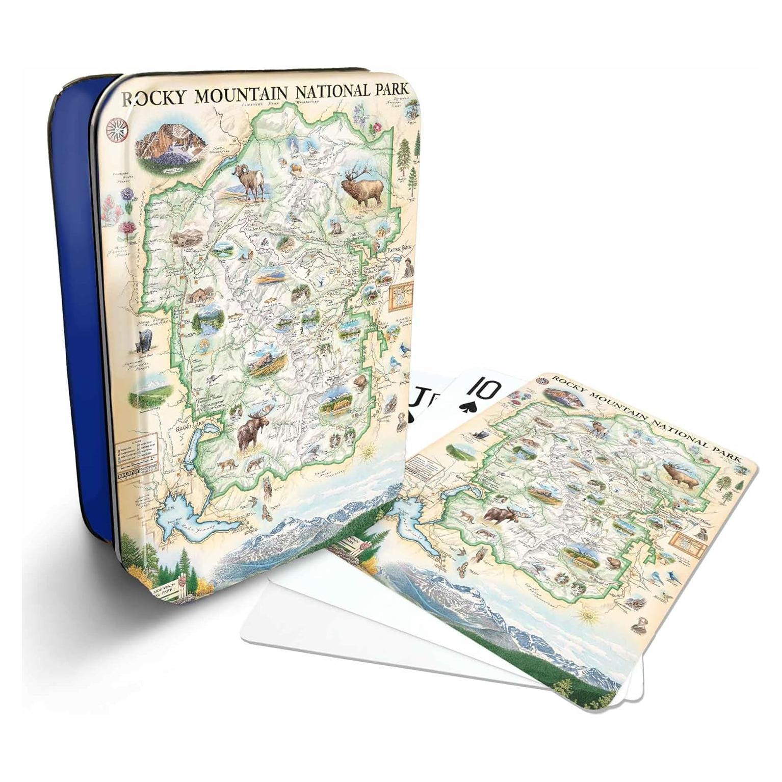 Barajas de Póker Xplorer Maps Parque Nacional Rocky Mountain