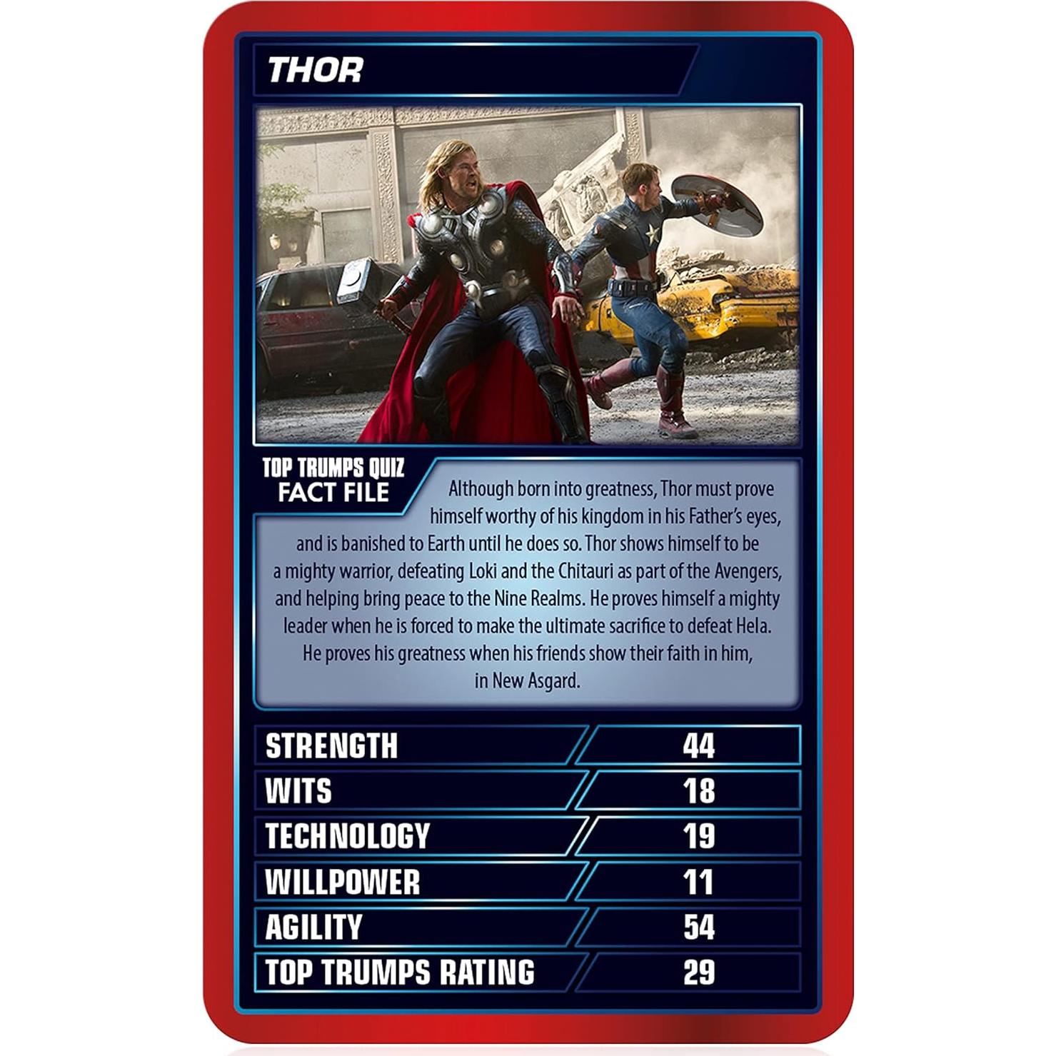 Juego de Cartas Top Trumps Marvel - Para 2 Jugadores y Más