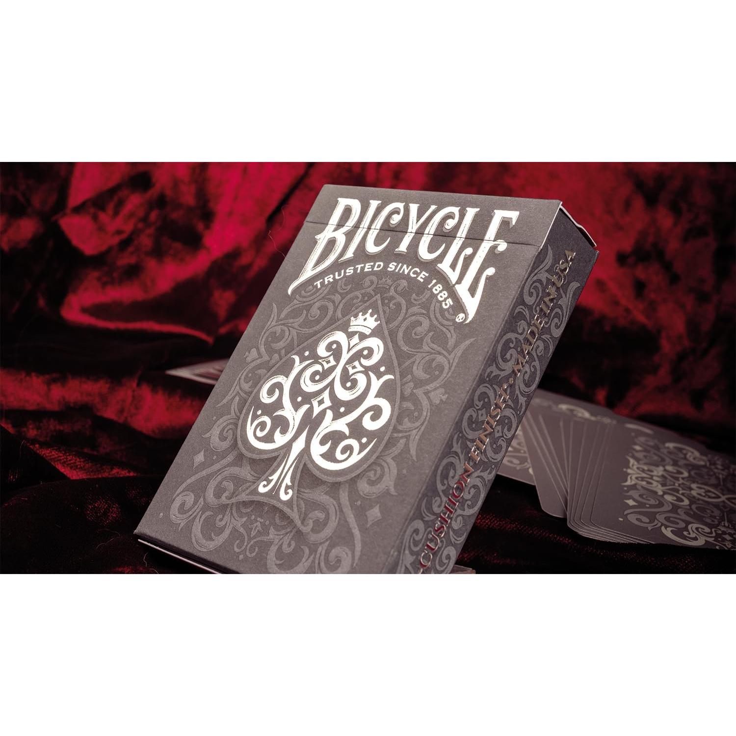Baraja de Cartas Bicicleta Cinder Premium Foil Plateado