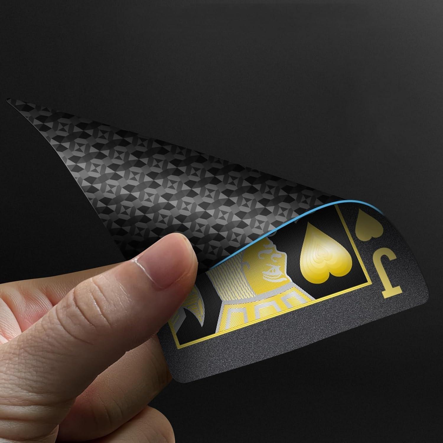 Juego de Cartas Impermeables LSLFQYQSK - Paquete de 2 Mazos