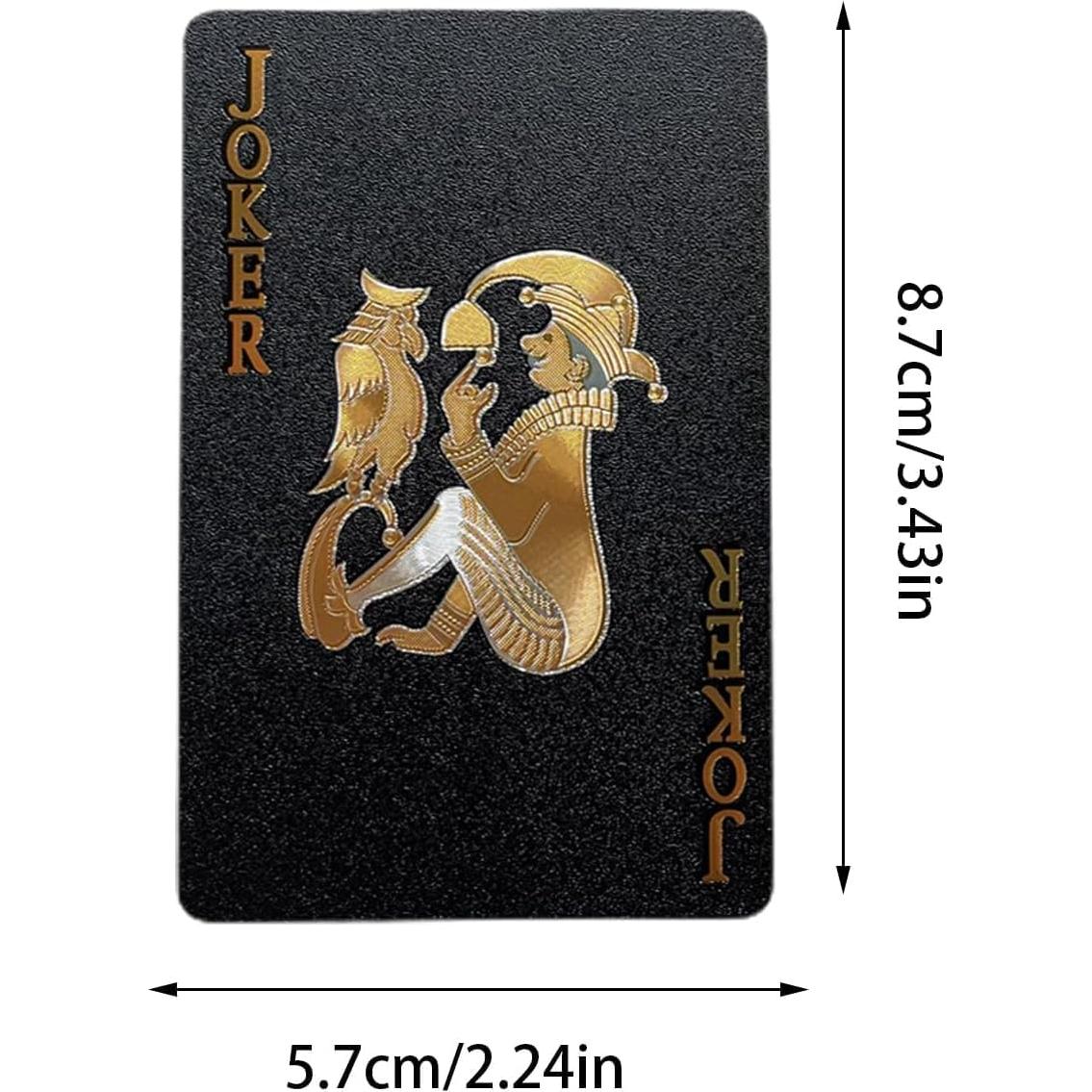 Juego de Cartas Impermeables LSLFQYQSK - Paquete de 2 Mazos