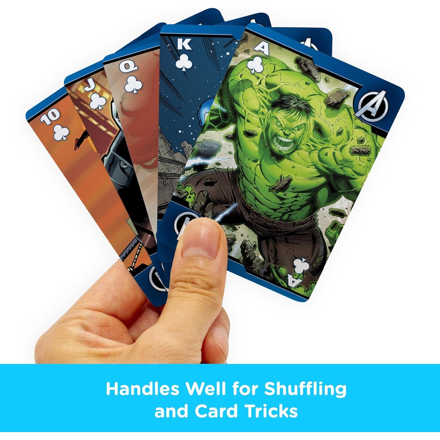 Baraja de Juego Marvel Avengers - 54 Cartas Temáticas Aquarius