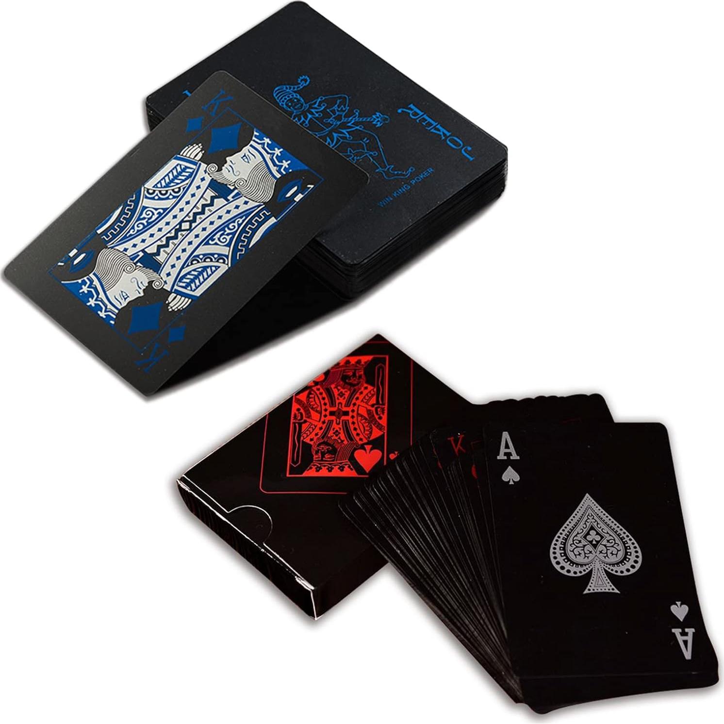 2 Barajas de Cartas de Poker Merytes Impermeables PVC 54 Piezas