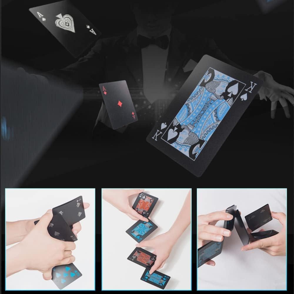 2 Barajas de Cartas de Poker Merytes Impermeables PVC 54 Piezas