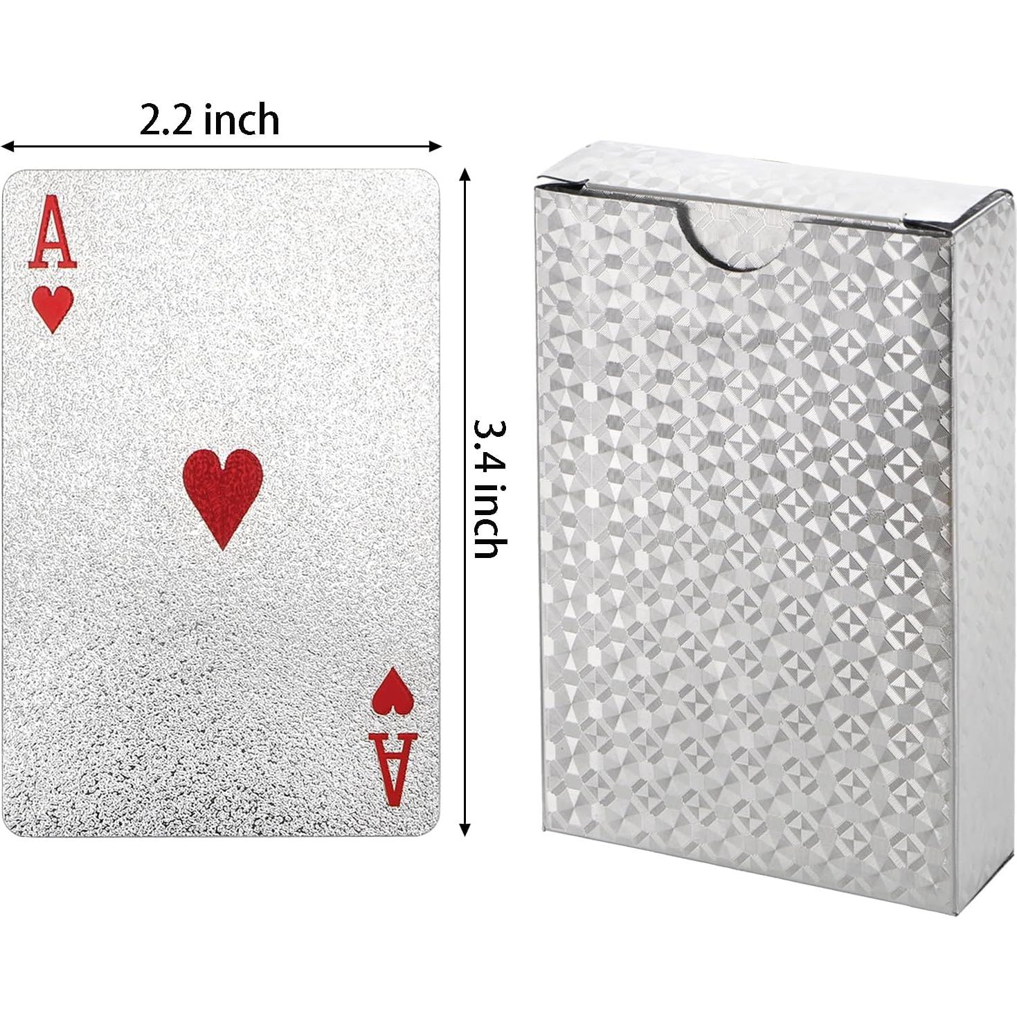 Baraja de Cartas de Juego Suwimut 6 Piezas Plástico Impermeable