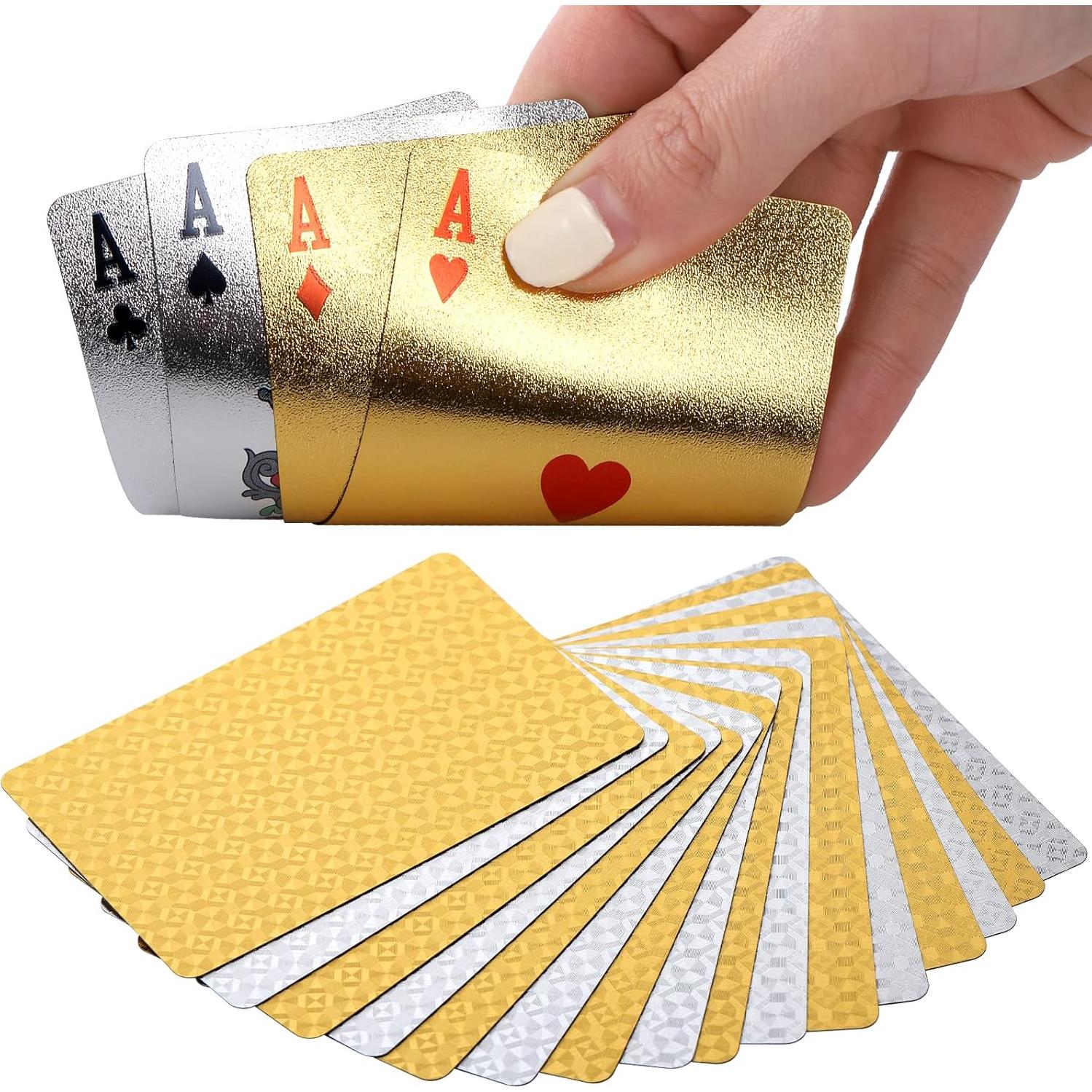 Baraja de Cartas de Juego Suwimut 6 Piezas Plástico Impermeable