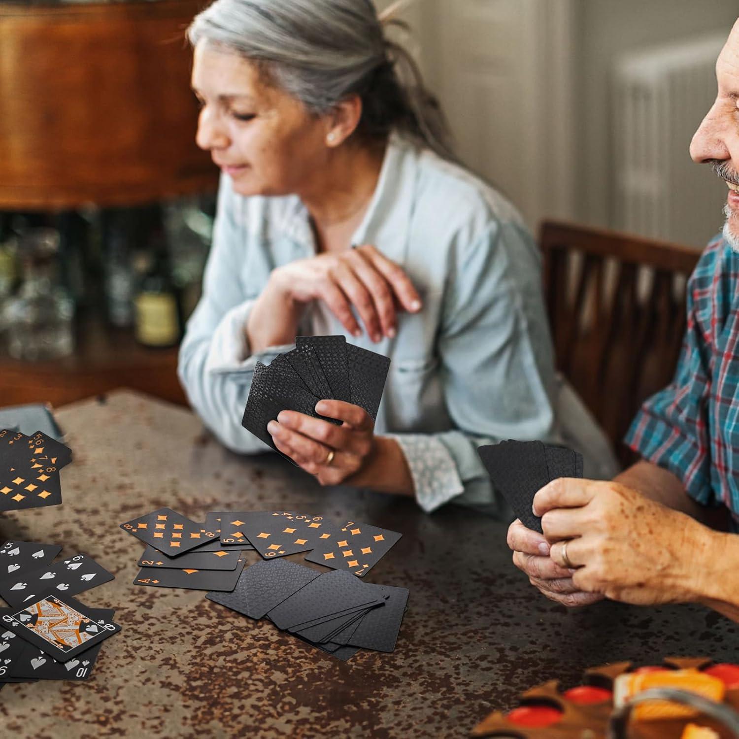 Baraja de Cartas de Juego Suwimut 6 Piezas Plástico Impermeable