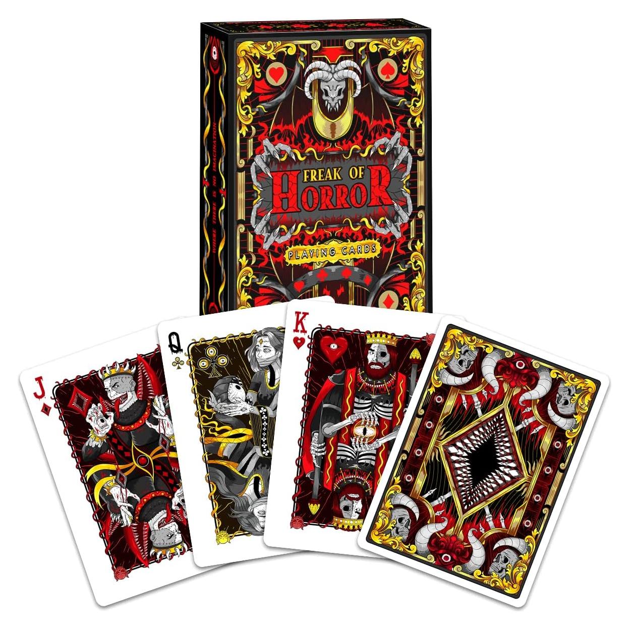 Cartas de Juego de Horror HAAKUN - Mazo de Póker 54 Cartas