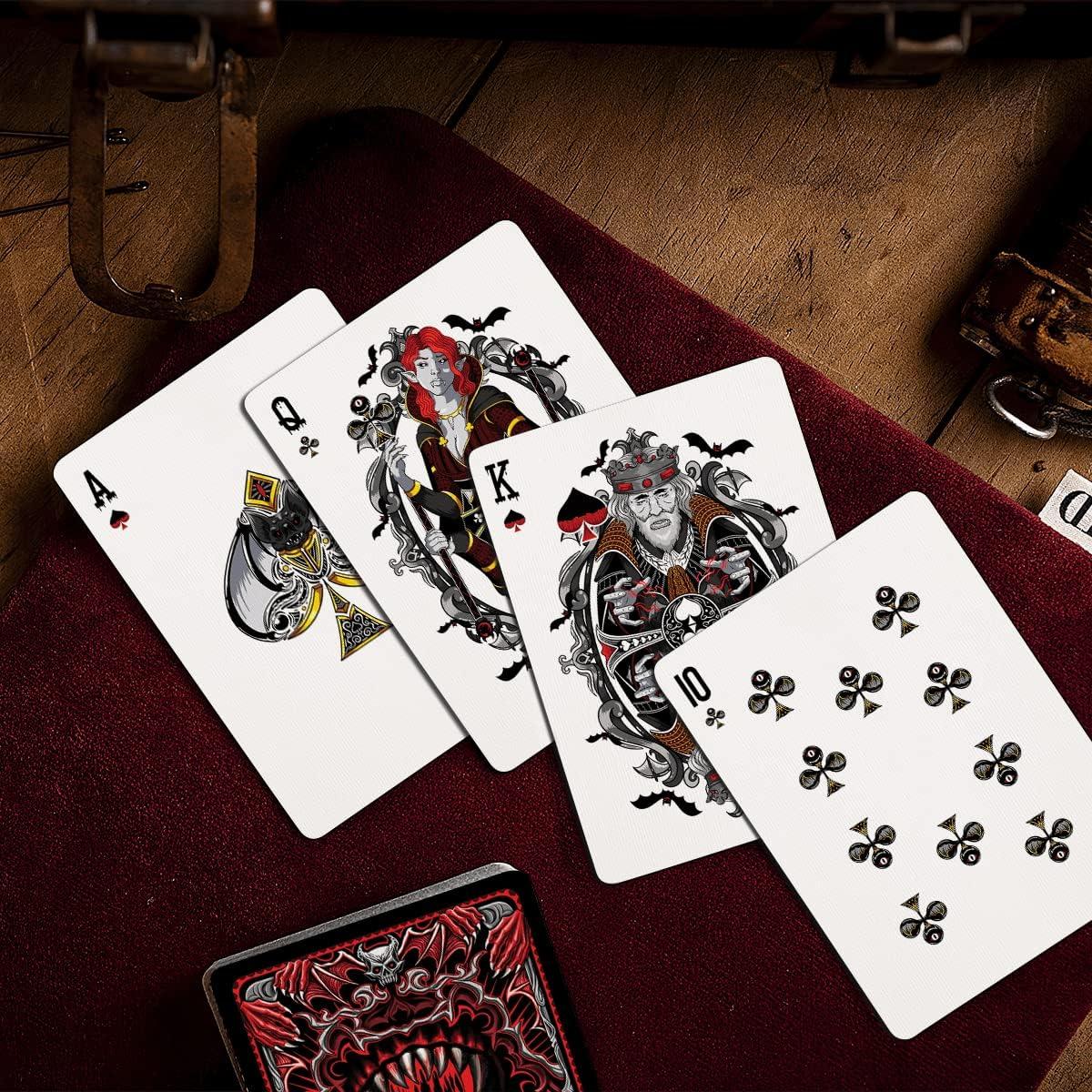 Baraja de Cartas de Horror HAAKUN Vampiro 52 Cartas