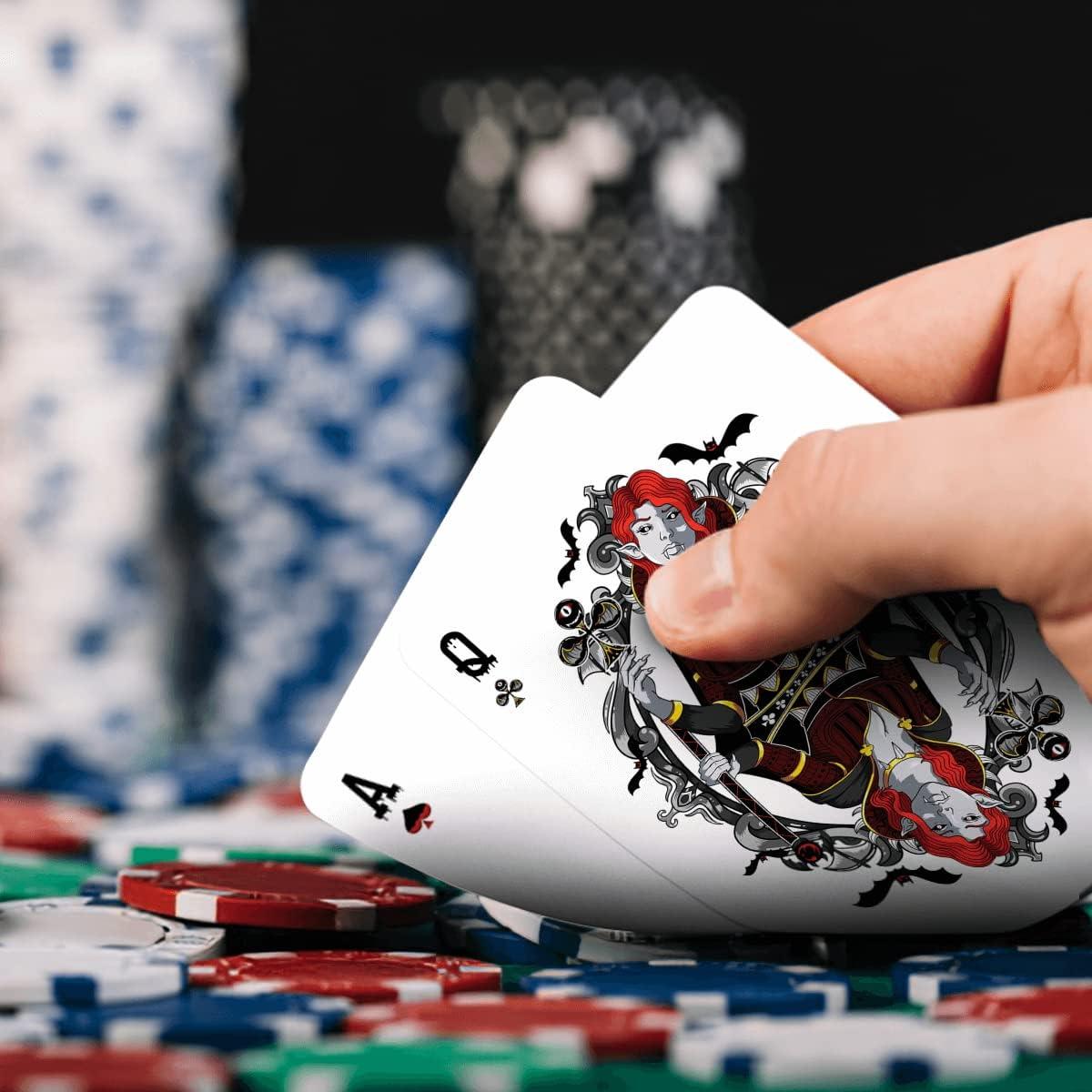 Baraja de Cartas de Horror HAAKUN Vampiro 52 Cartas