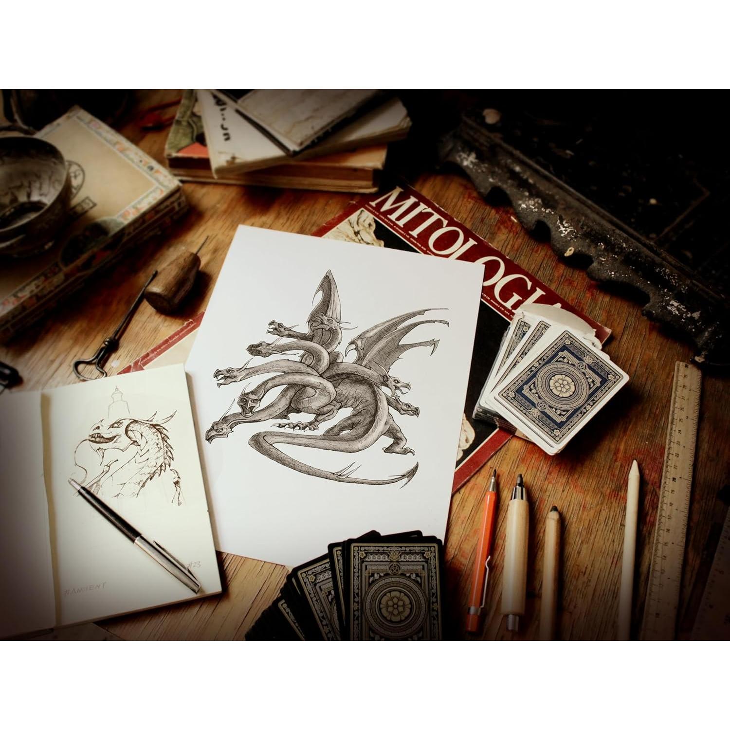 Baraja de Cartas Criaturas Míticas Bicycle - Leyendas Griegas, Nórdicas, Egipcias y Asiáticas