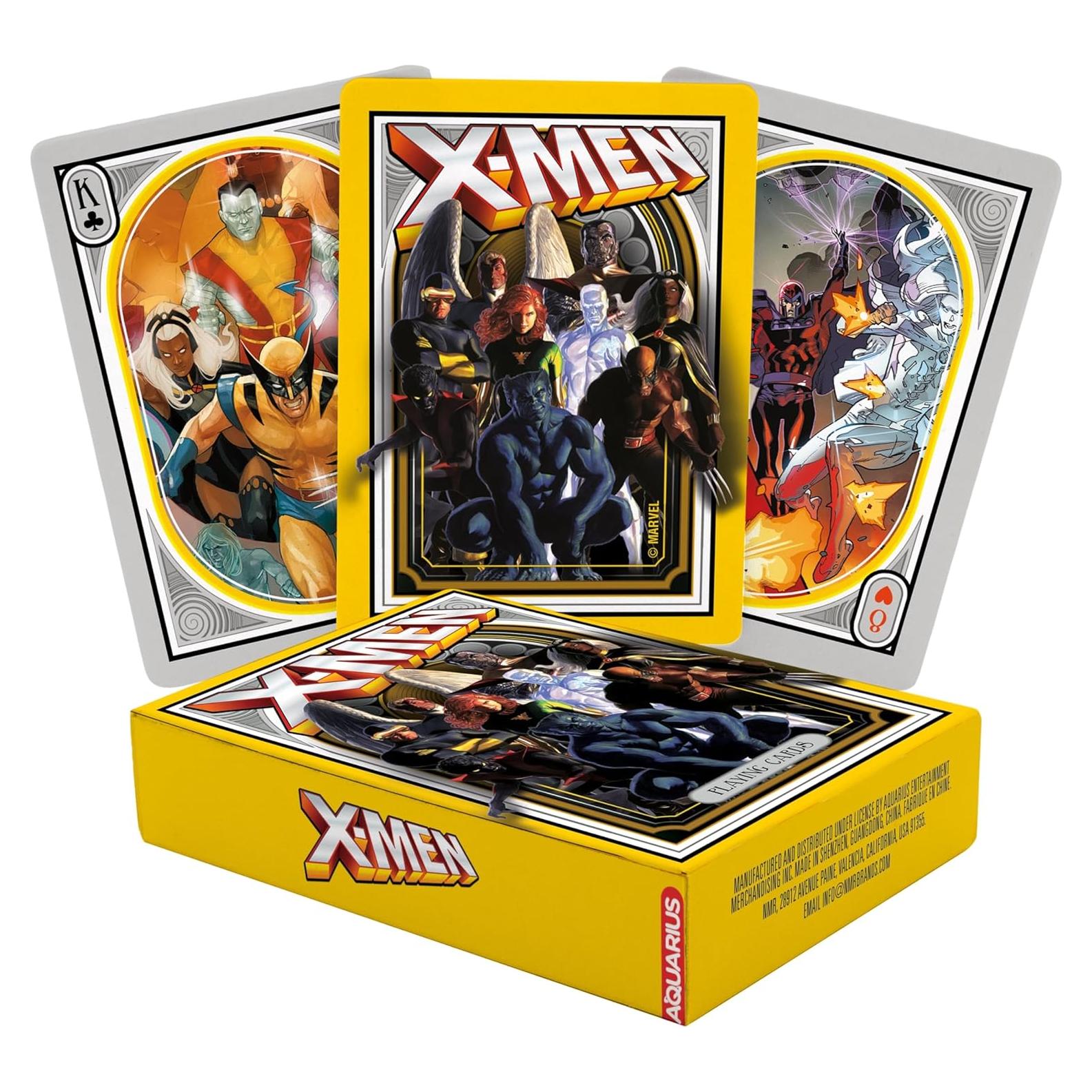 Baraja de Cartas Marvel Xmen AQUARIUS - 52 Cartas