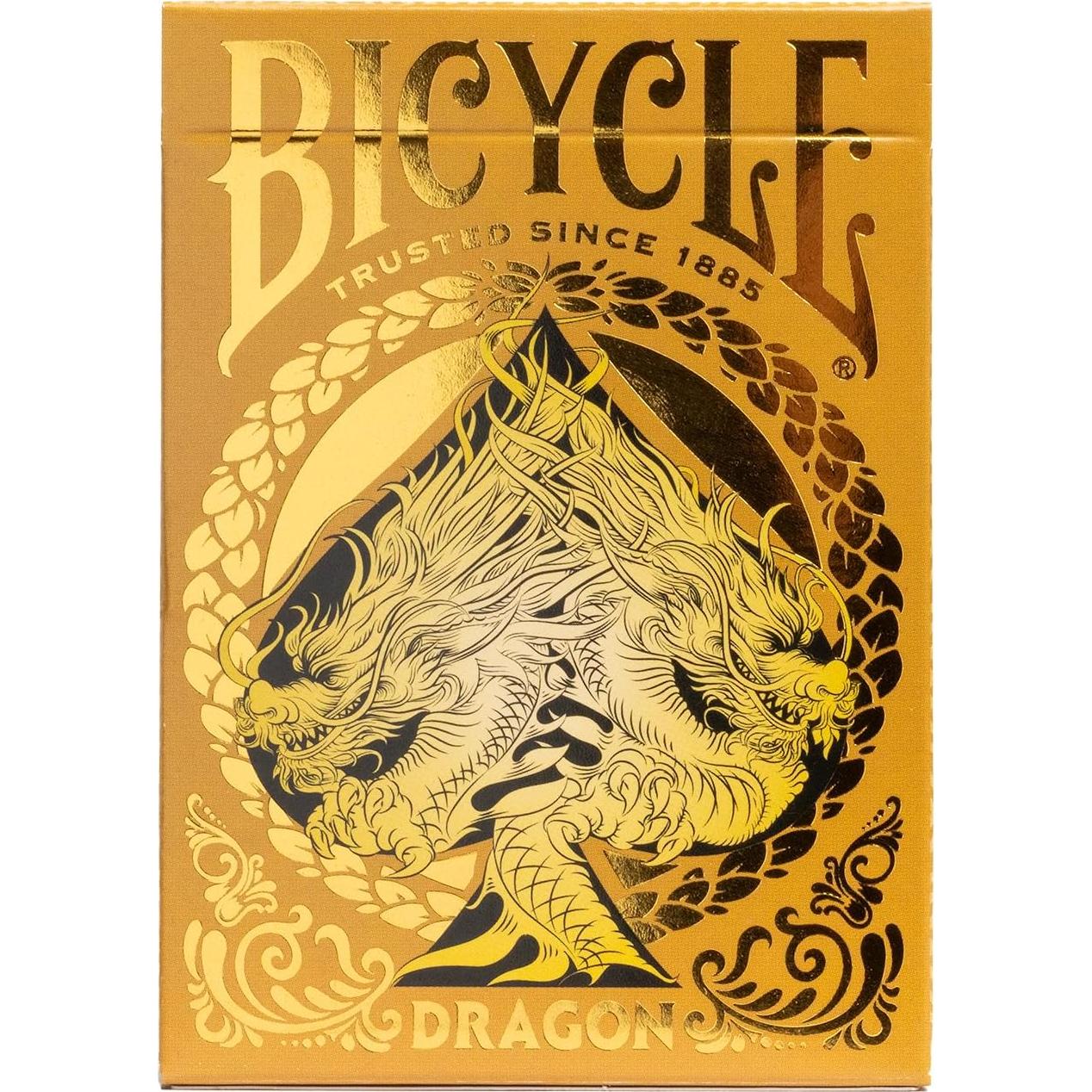Cartas de Juego Bicycle Oro Dragón - 1 Baraja Premium