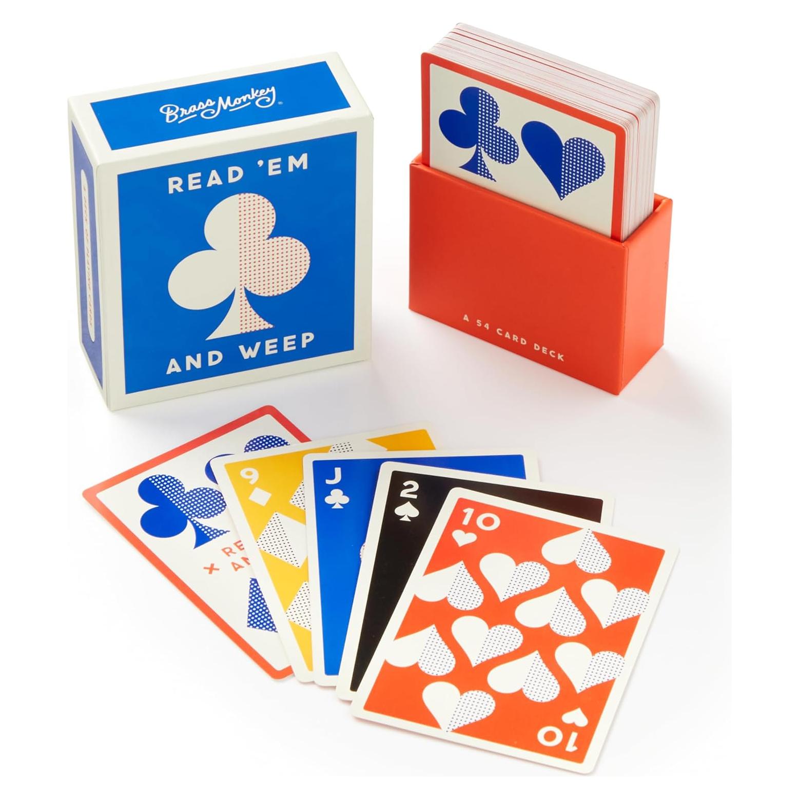 Juego de Cartas Leeelo y Llora Brass Monkey - Vintage Moderno