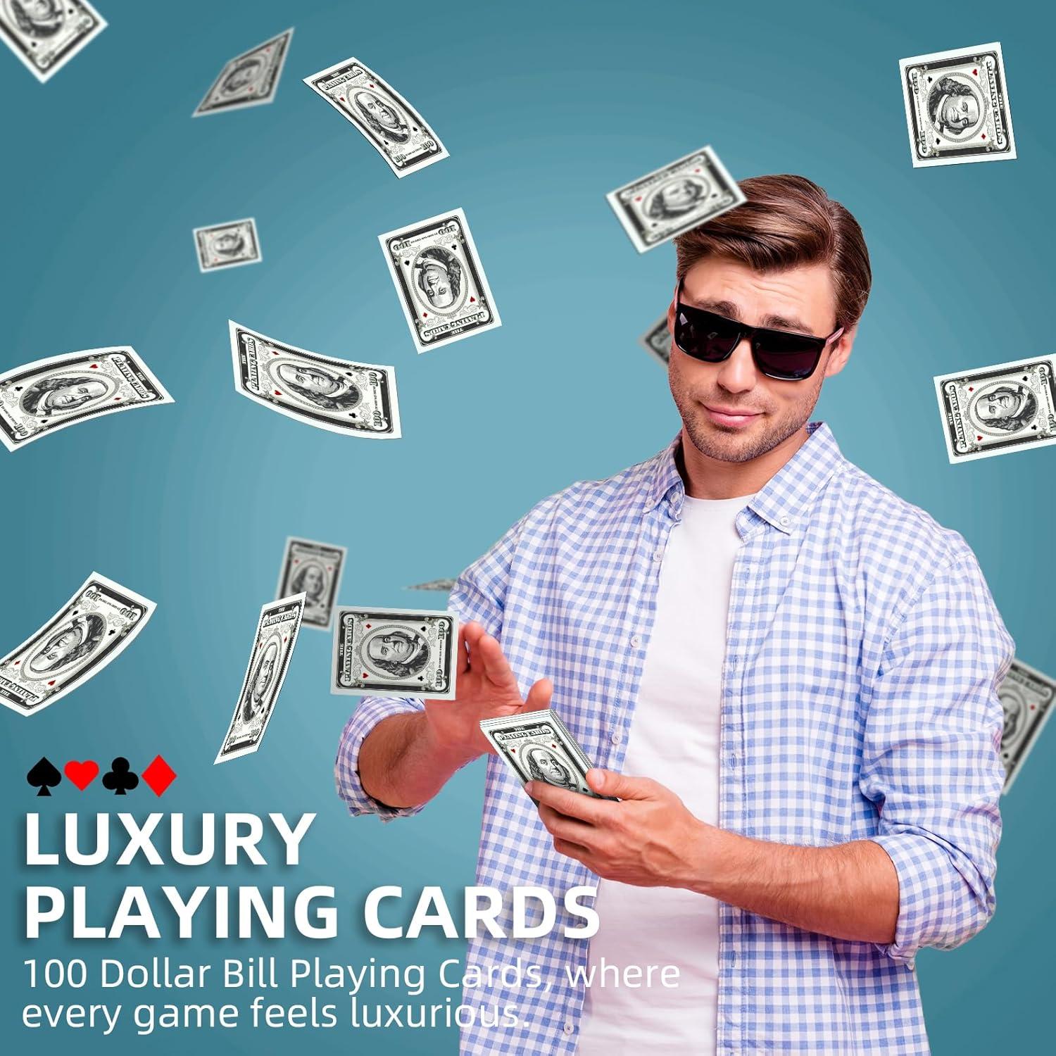 Baraja de Cartas de Juego Dólar Yootado - 54 Piezas