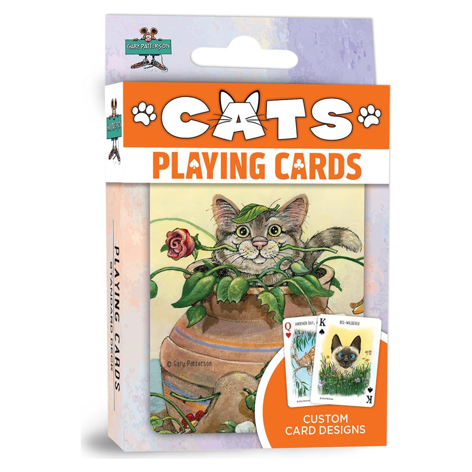Cartas de Juego de Gatos MasterPieces - Baraja de 54 Cartas