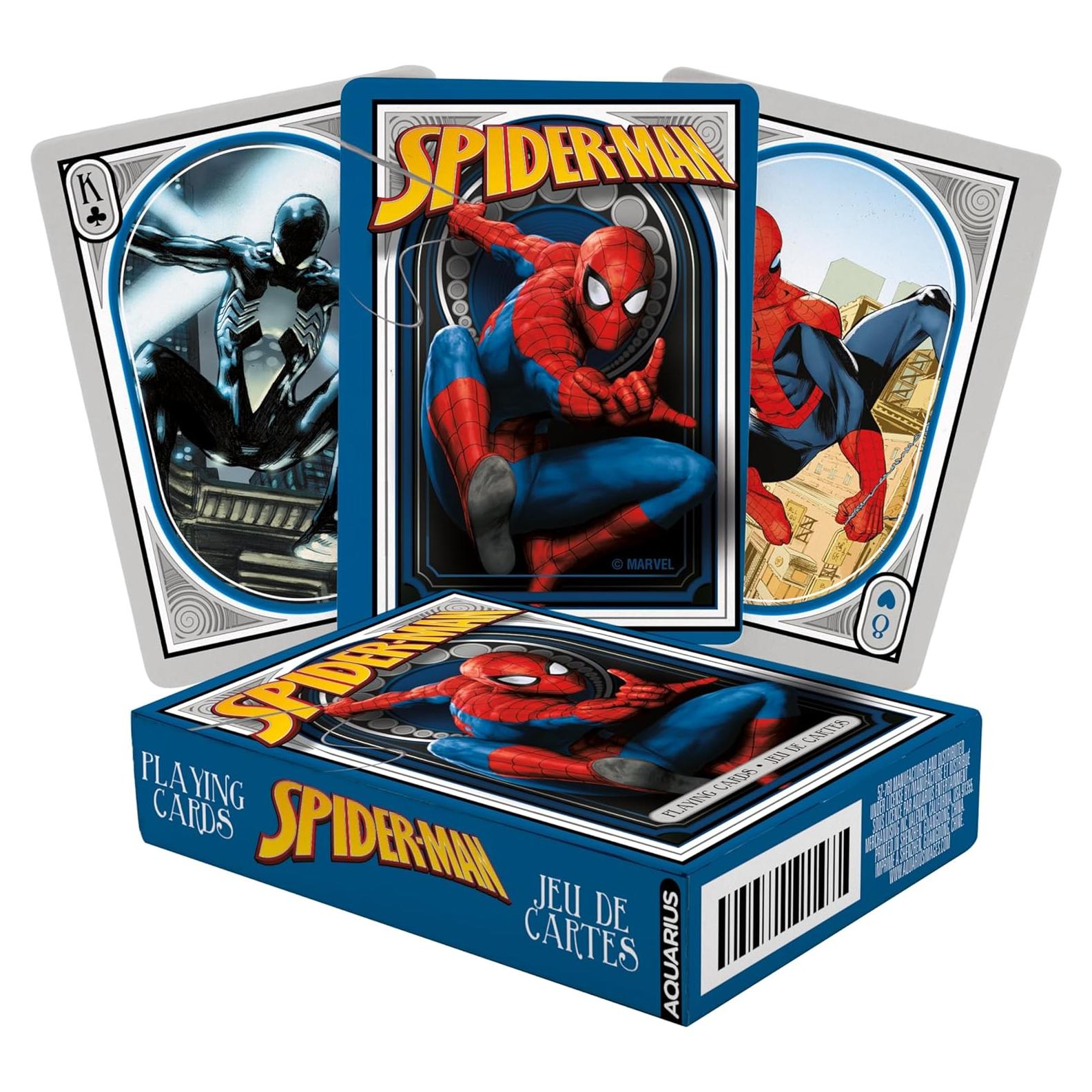 Baraja de Juego Spider-Man AQUARIUS - 54 Cartas Temáticas
