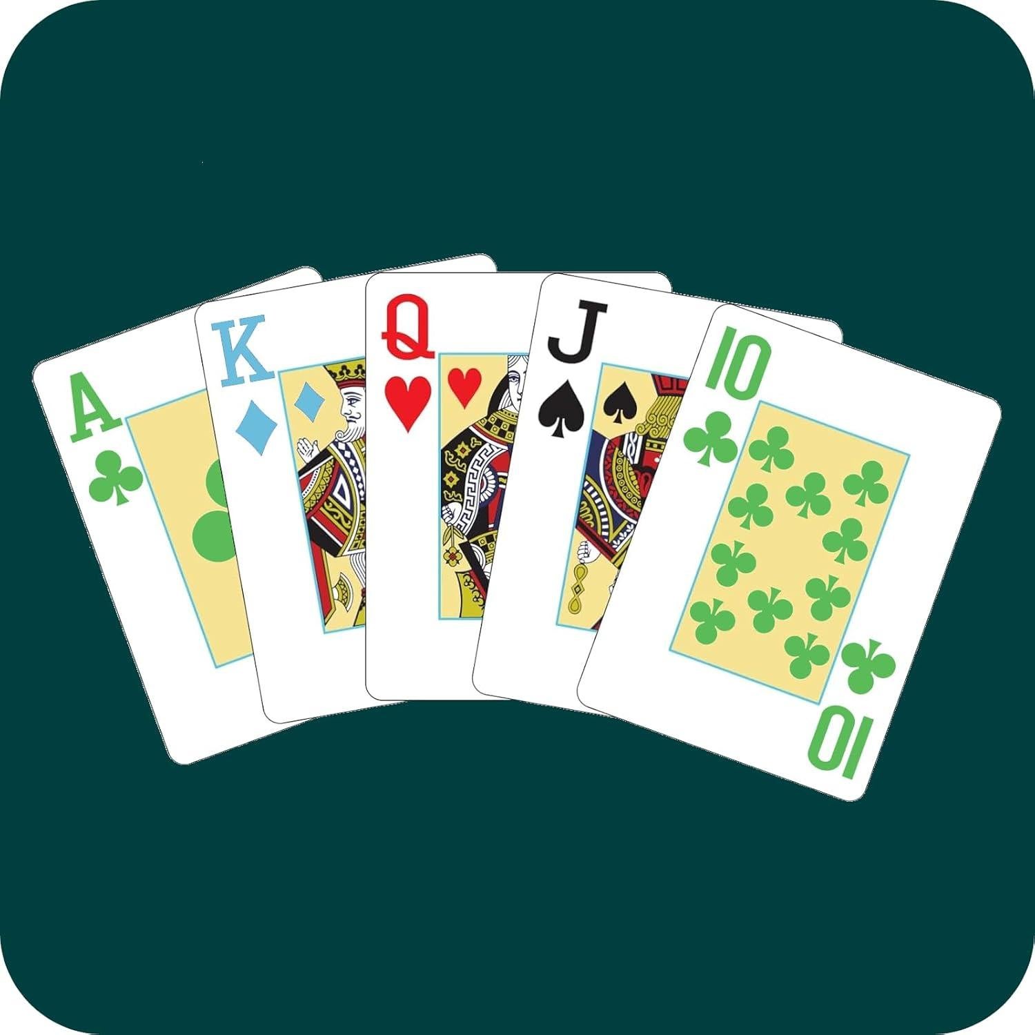 Baraja de Póker Jumbo Cybergon - 2 Barajas Impermeables 63x88mm