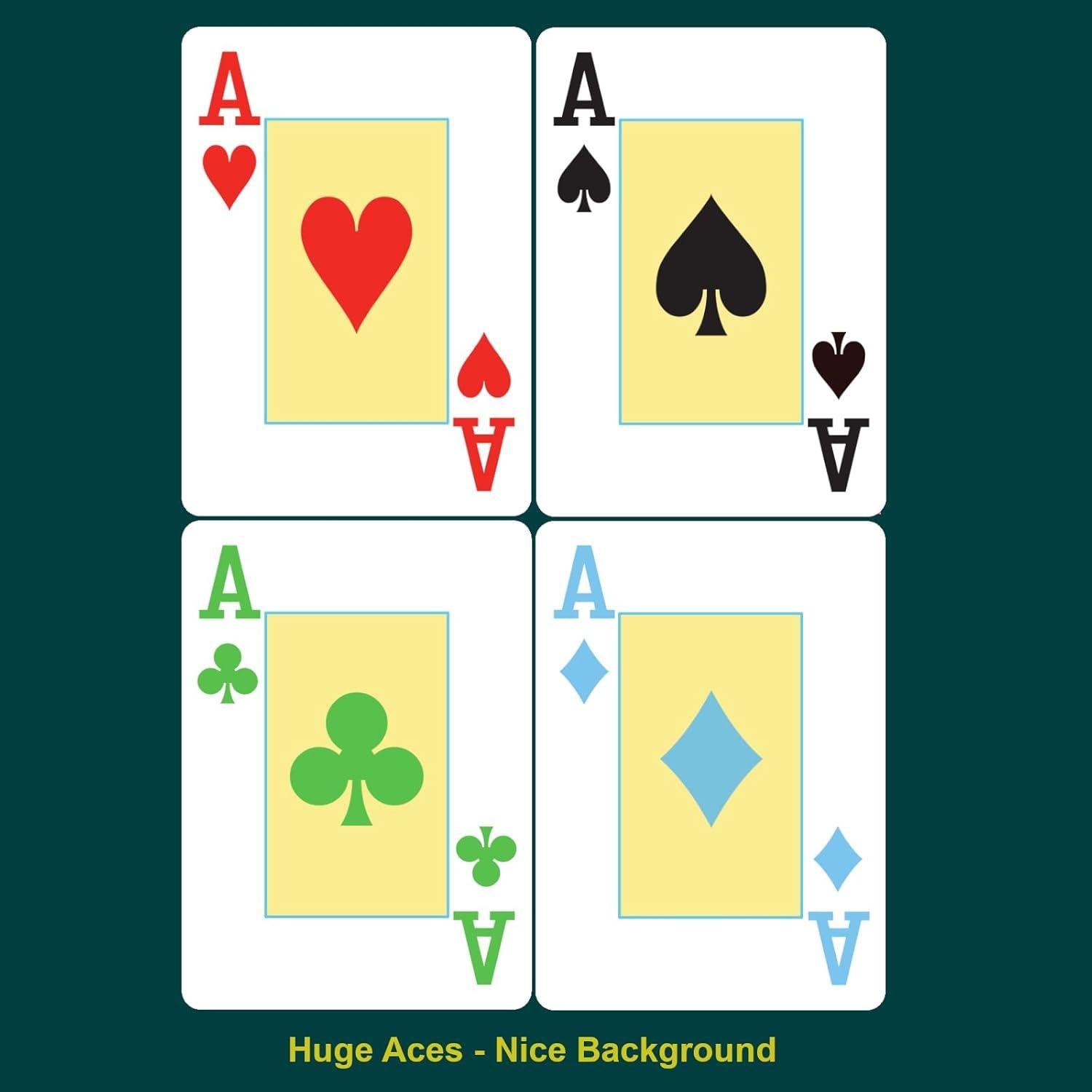 Baraja de Póker Jumbo Cybergon - 2 Barajas Impermeables 63x88mm