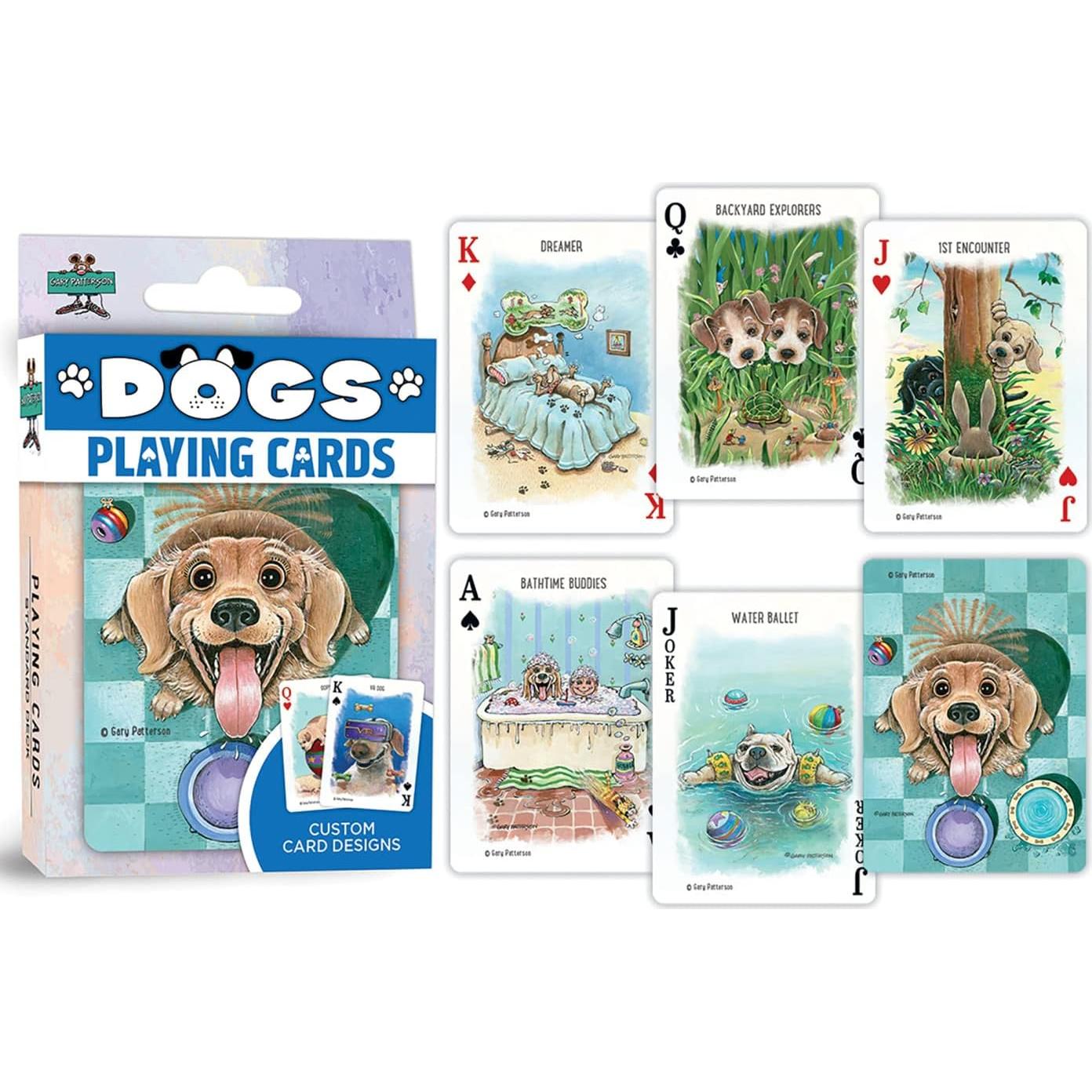 Baraja de Cartas de Perros MasterPieces - 54 Cartas de Juego