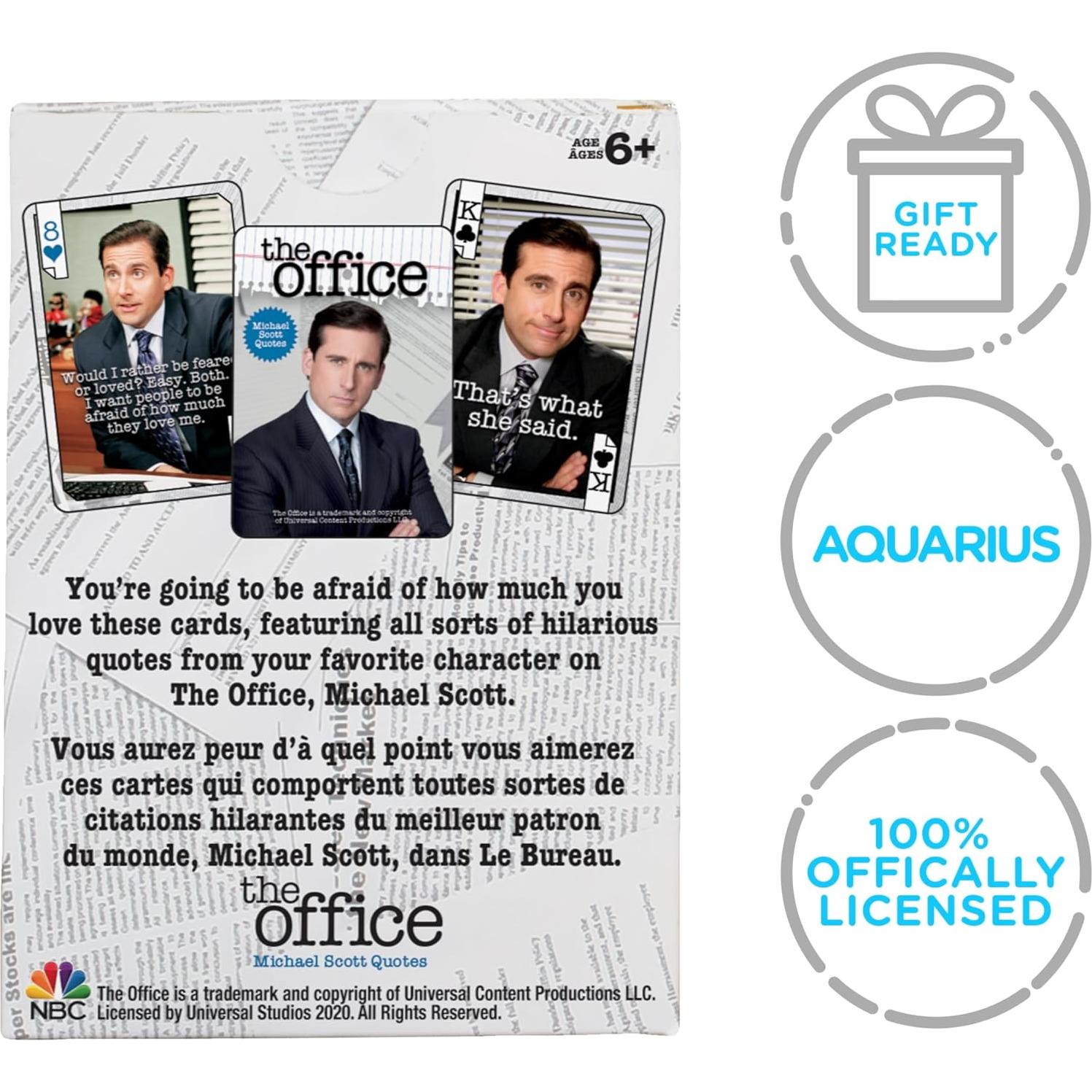 Baraja de Cartas The Office Aquarius - Citas de Michael Scott
