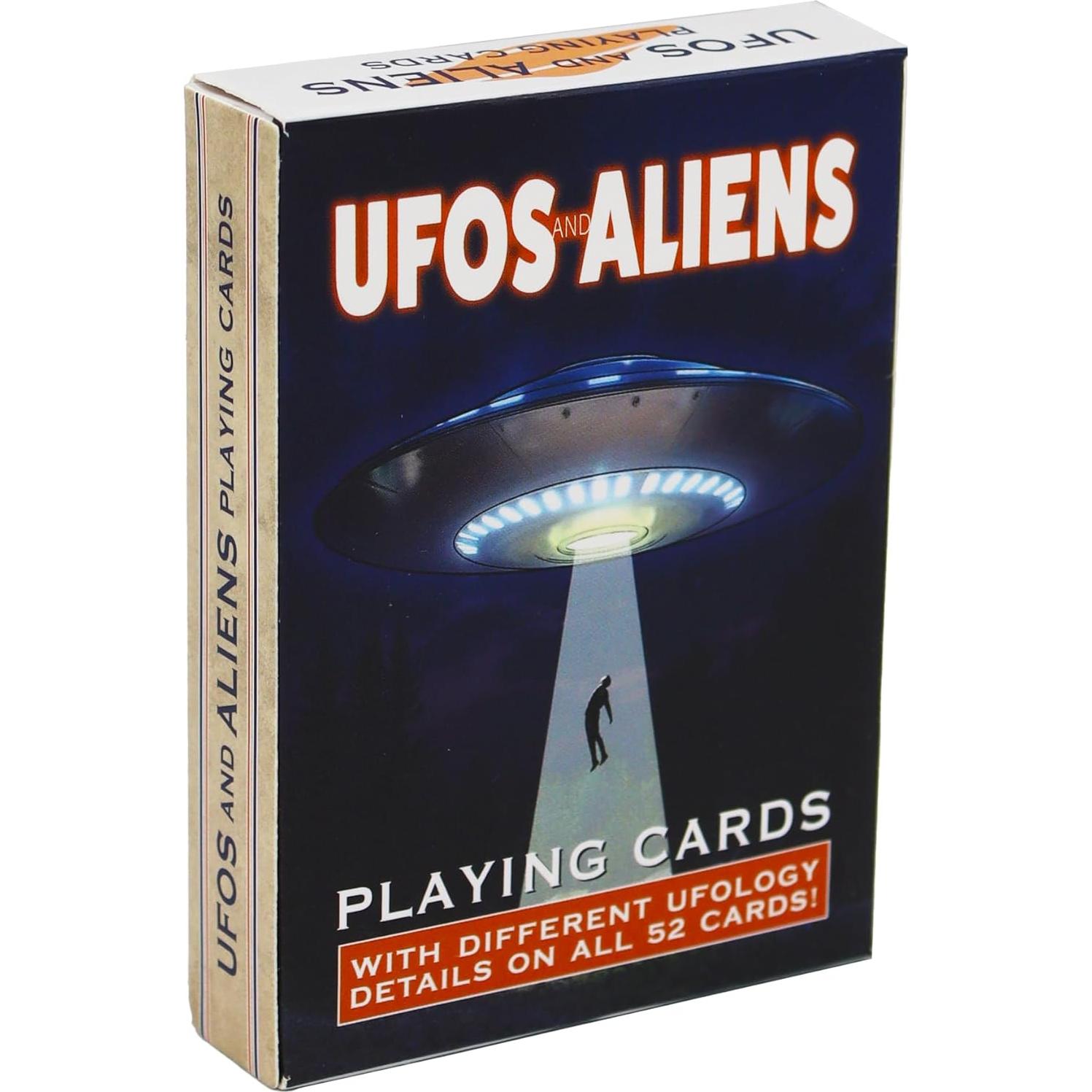 Baraja de Cartas de Juego OVNIs y Extraterrestres Slade Delastrode - 52 Cartas