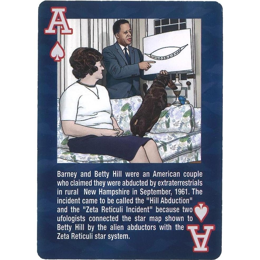 Baraja de Cartas de Juego OVNIs y Extraterrestres Slade Delastrode - 52 Cartas