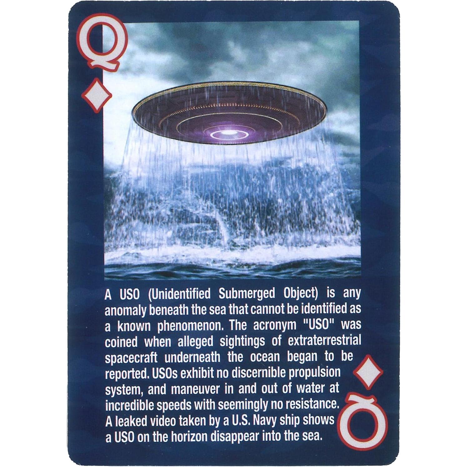 Baraja de Cartas de Juego OVNIs y Extraterrestres Slade Delastrode - 52 Cartas