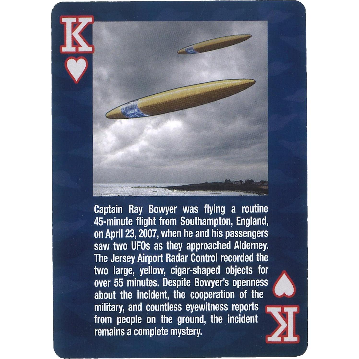 Baraja de Cartas de Juego OVNIs y Extraterrestres Slade Delastrode - 52 Cartas