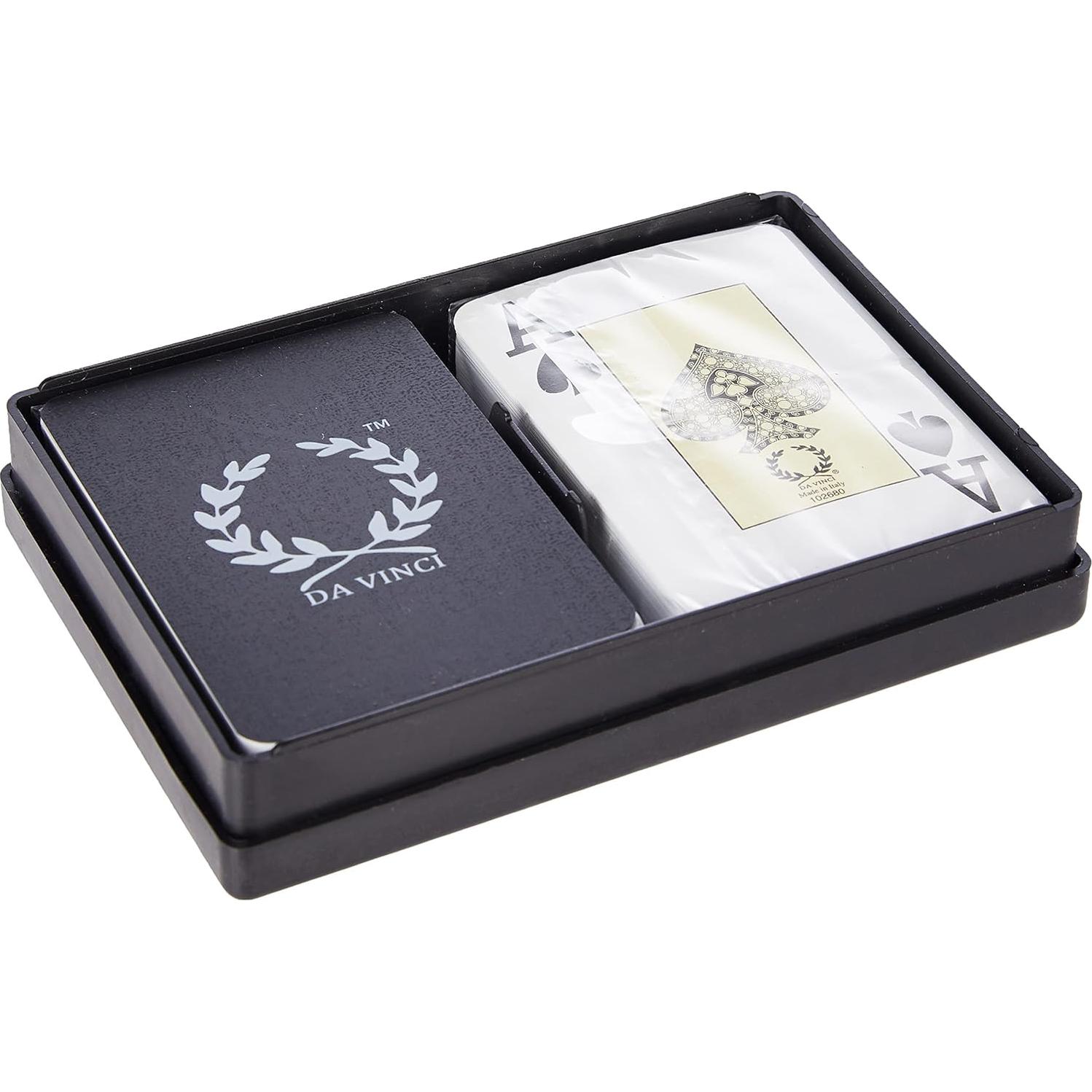 Barajas de Juego DA VINCI 100% Plástico Jumbo Póker
