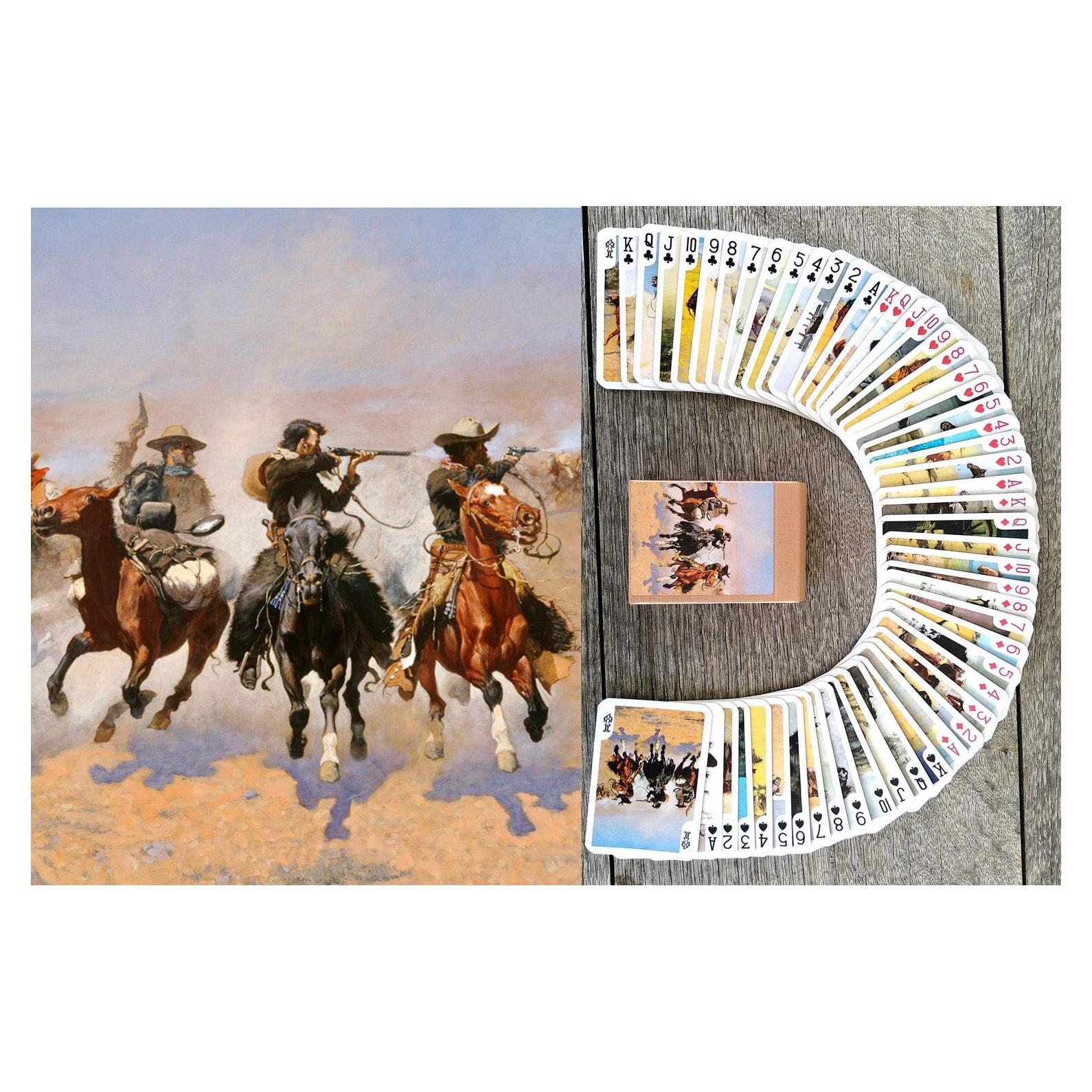 Baraja de Póker FlonzGift 54 Cartas Pioneros del Oeste