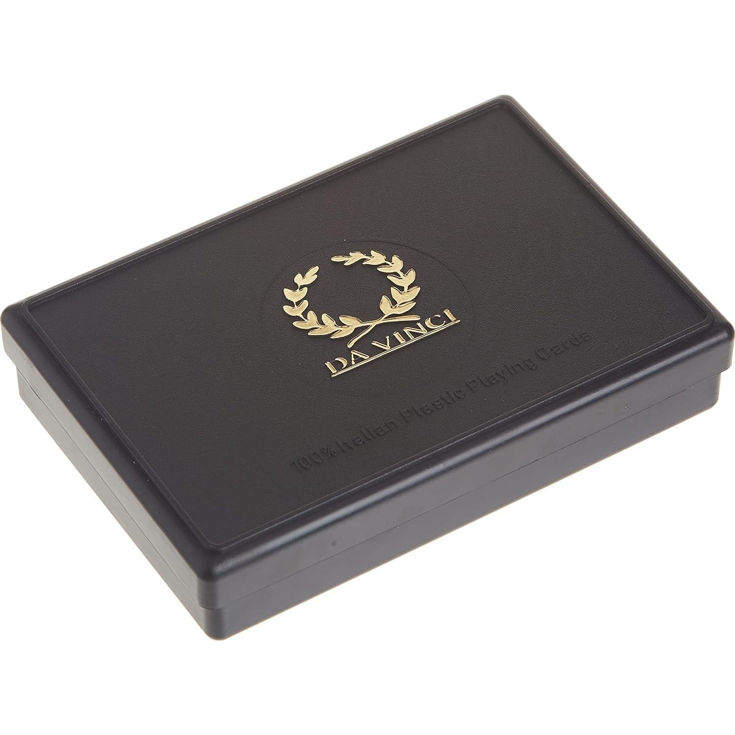 Barajas de Póker DA VINCI 100% Plástico Lavables Set 2