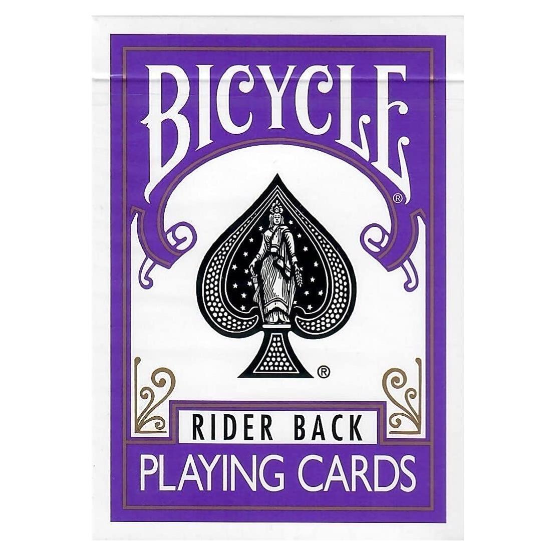 Baraja de Cartas Bicycle Purple Rider Back Tamaño Poker