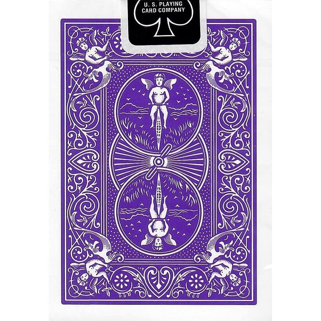 Baraja de Cartas Bicycle Purple Rider Back Tamaño Poker