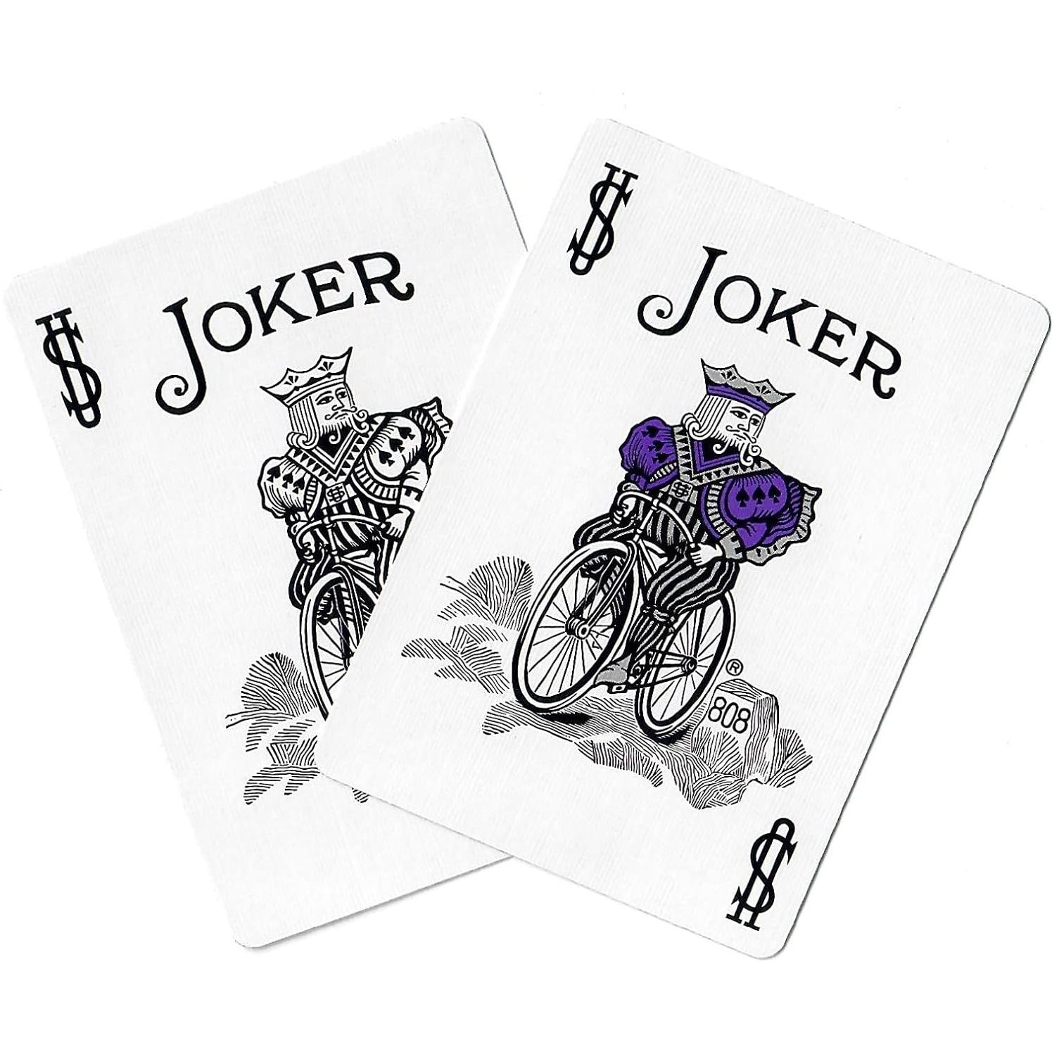 Baraja de Cartas Bicycle Purple Rider Back Tamaño Poker