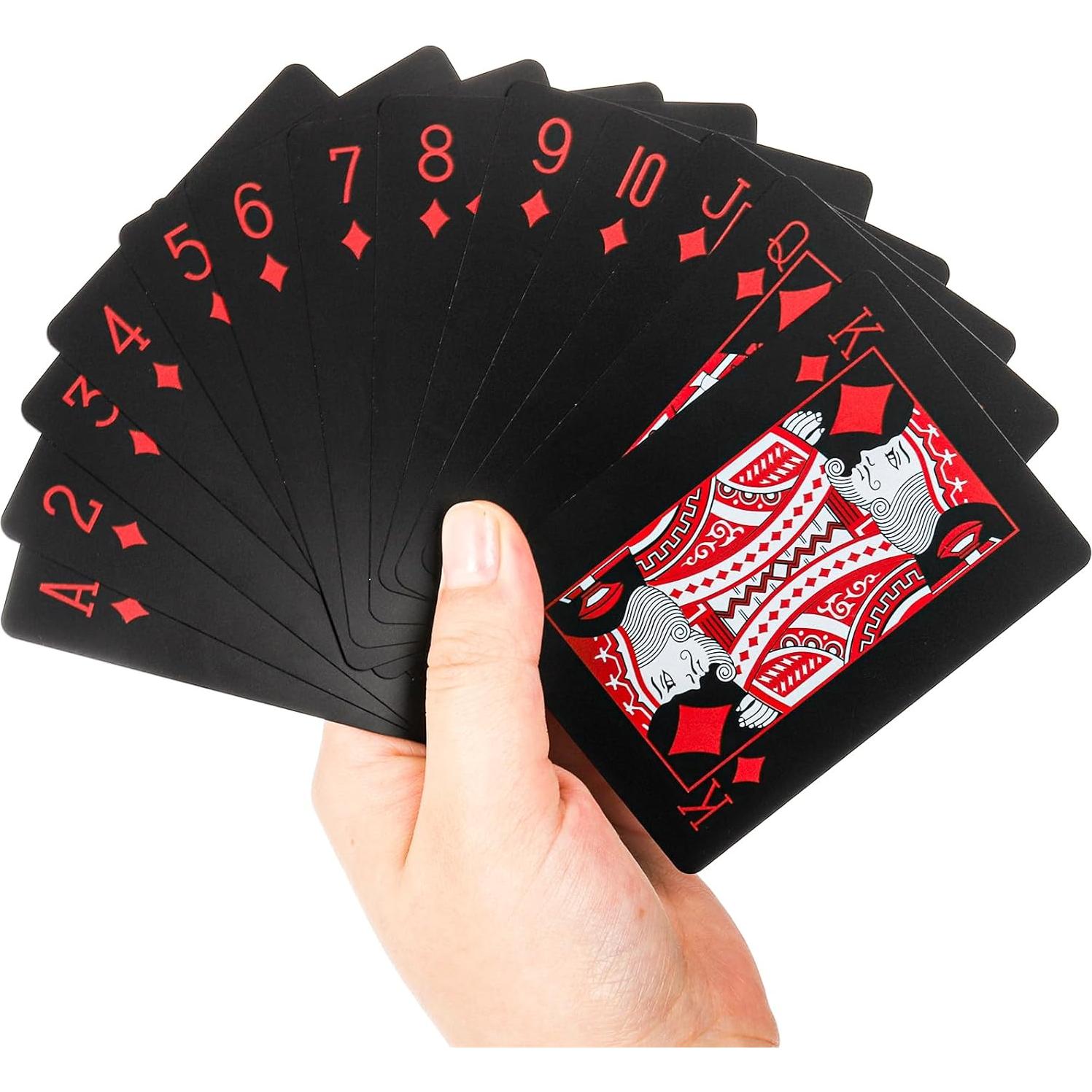 6 Barajas de Cartas de Poker Impermeables Pumtus - PVC Estándar