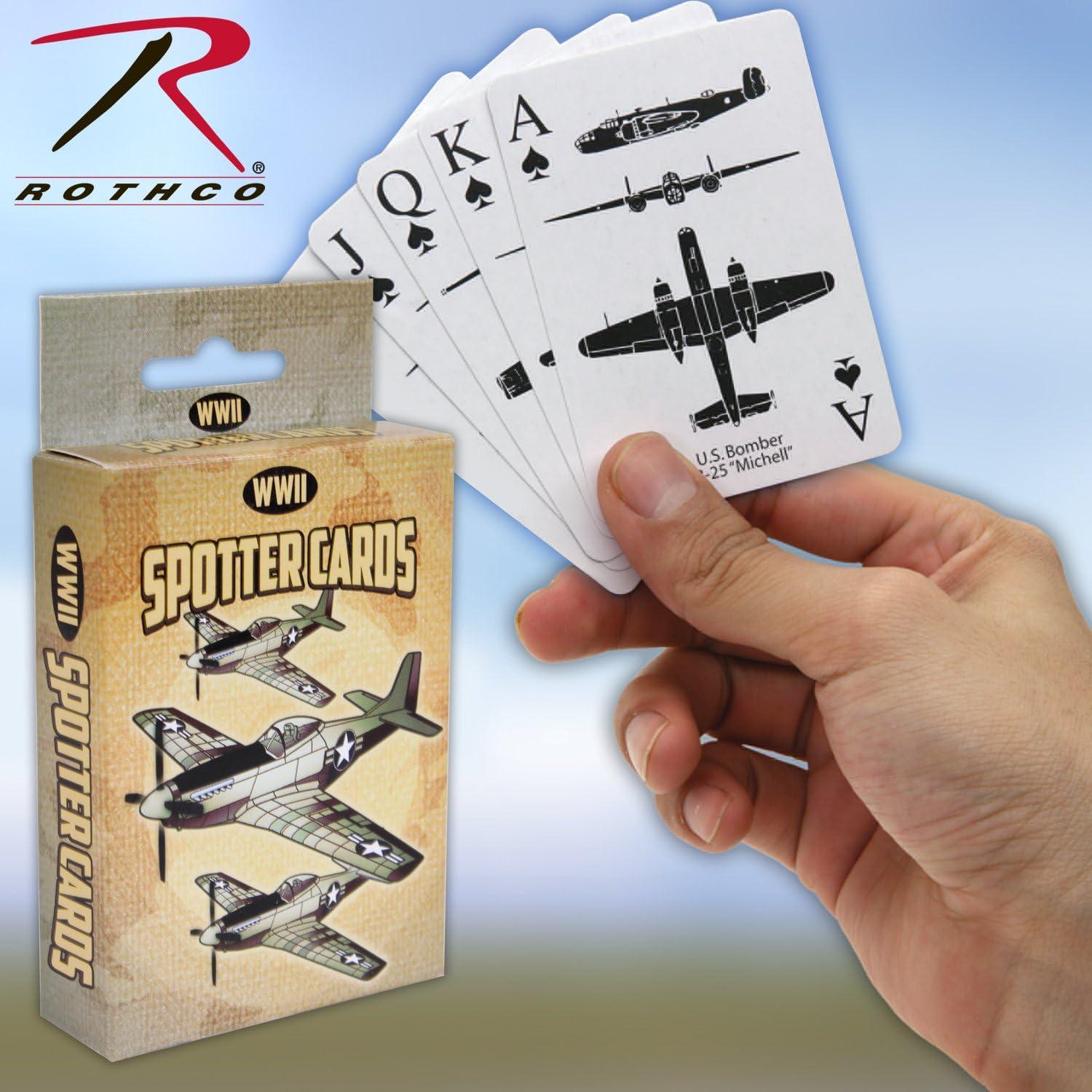 Cartas de Juego Rothco WWII para Observador - 9g