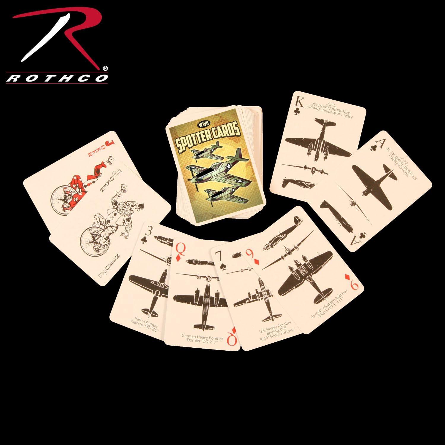 Cartas de Juego Rothco WWII para Observador - 9g